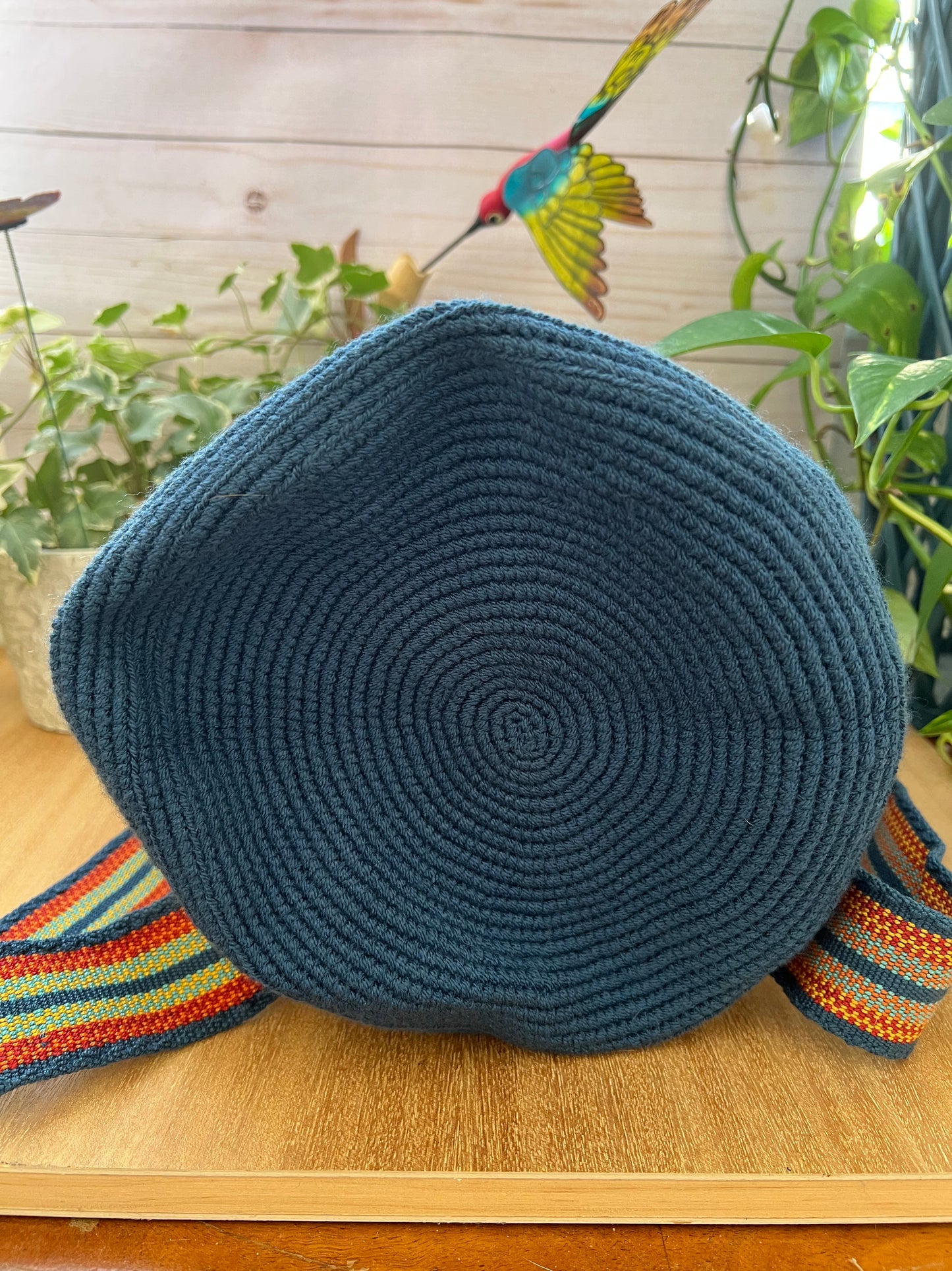 Colorful Handwoven Backpack