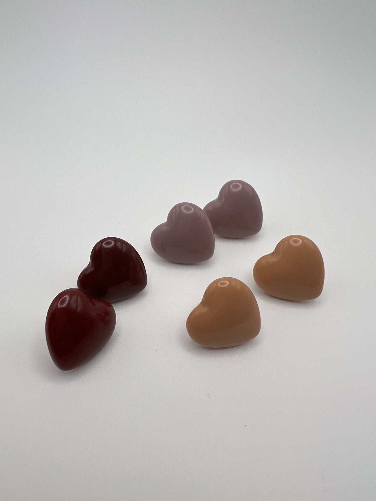 Heart Stud Earrings