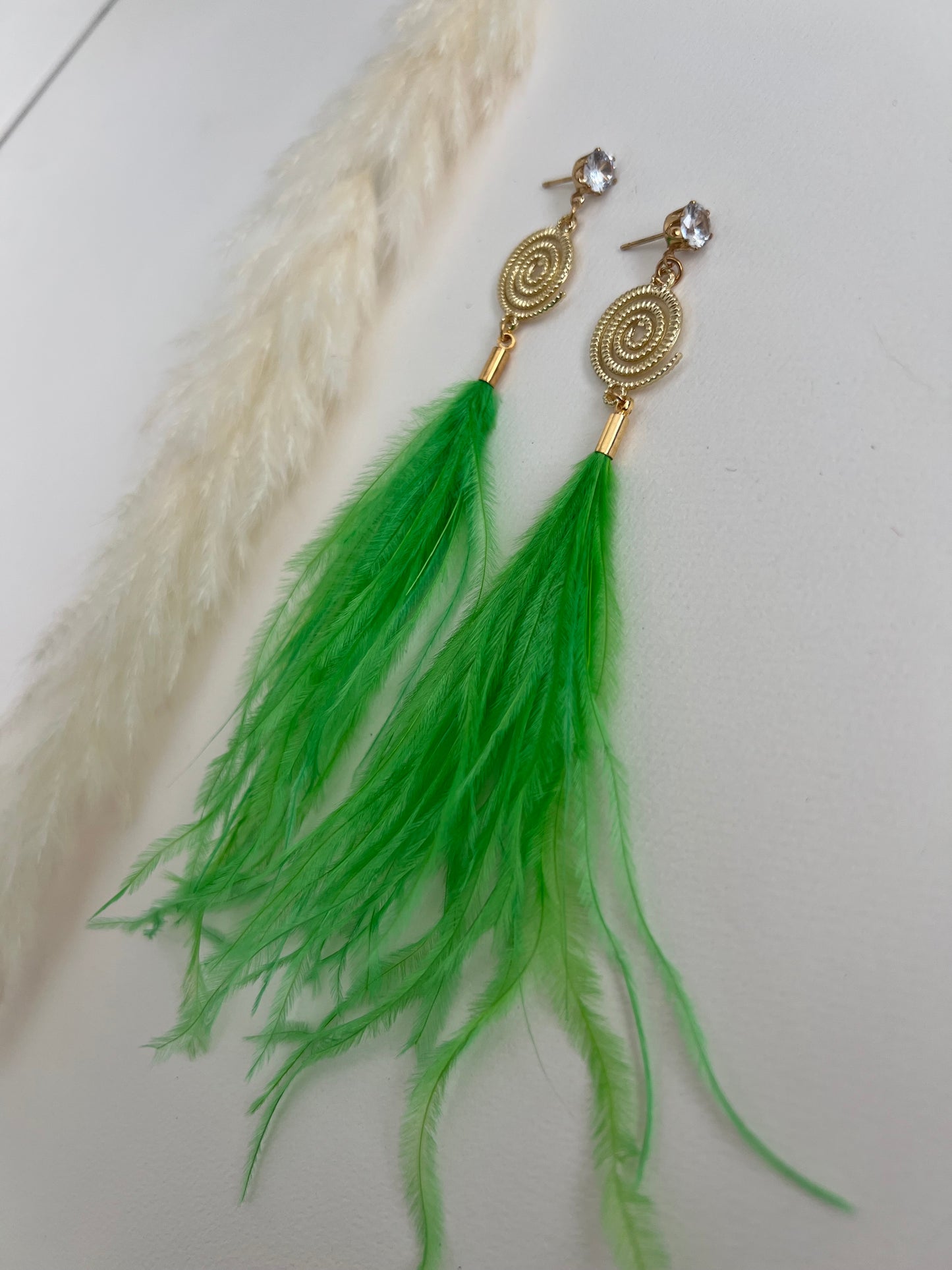 Whimsical Feather Earrings