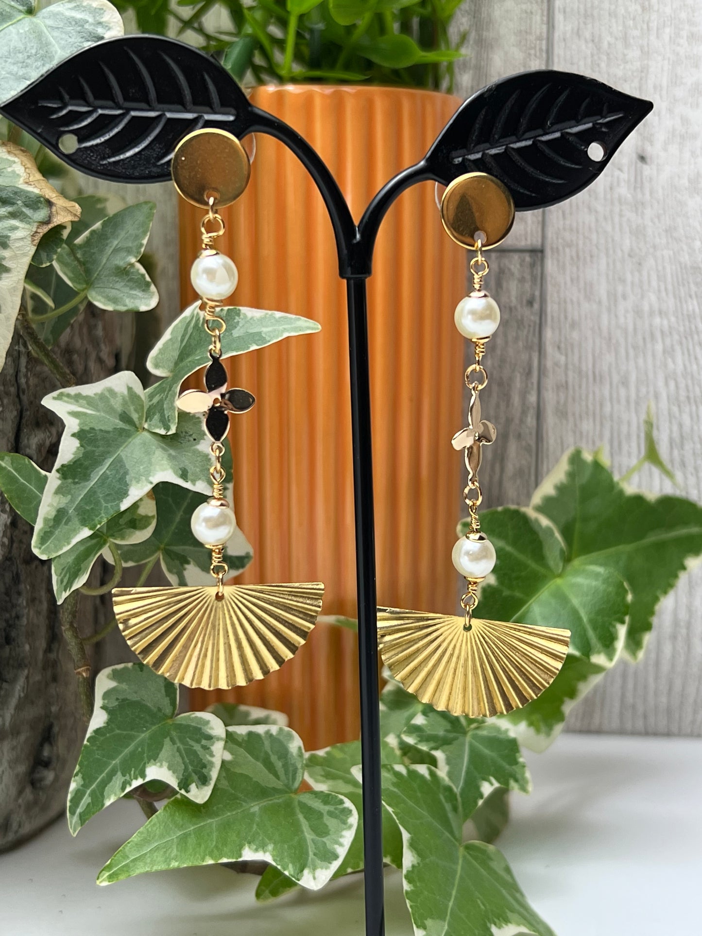 Flirty Romantic Long Dangle Earrings