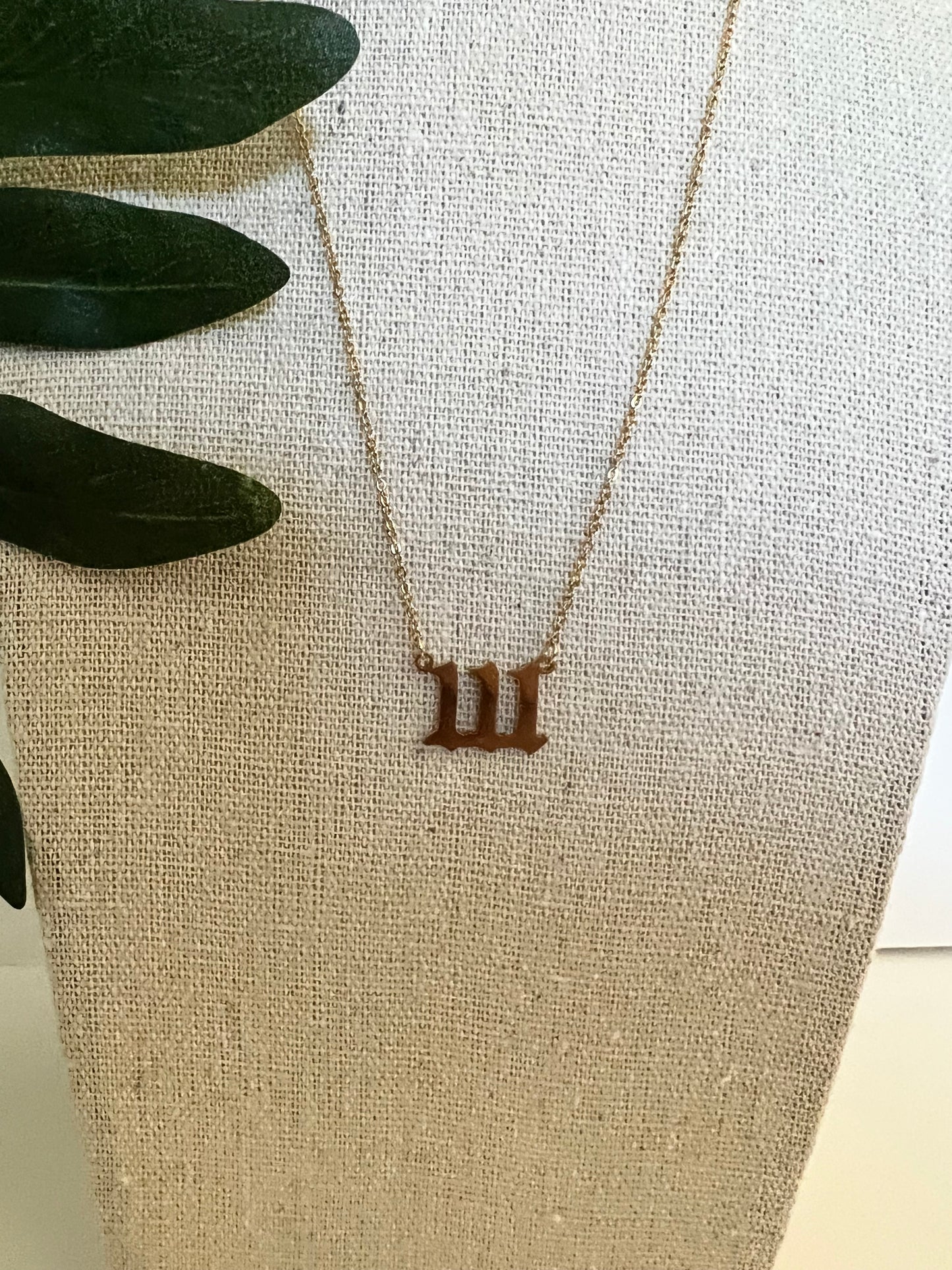 Angel Master Number Necklace