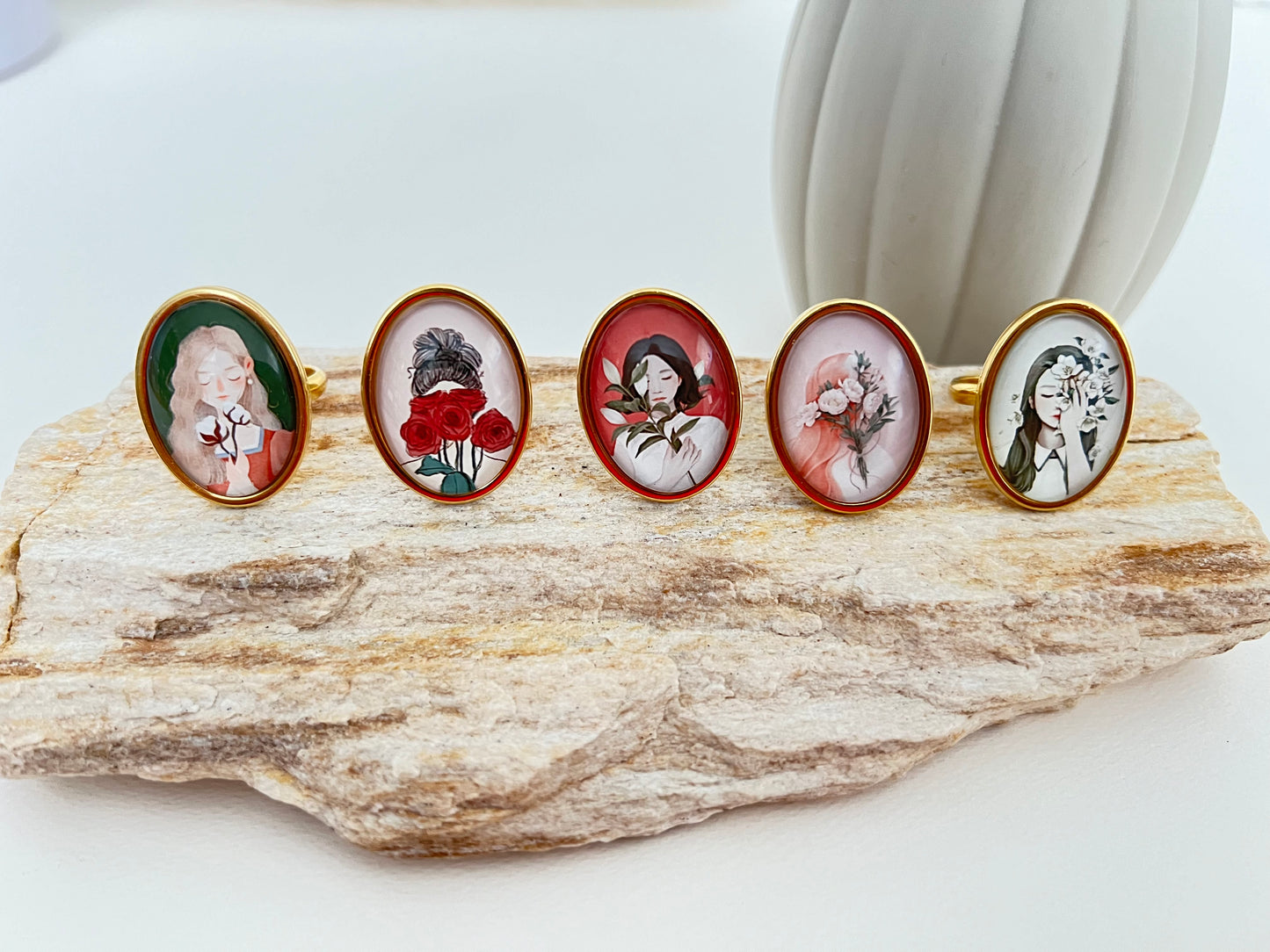 Coquette Statement Flirty Rings