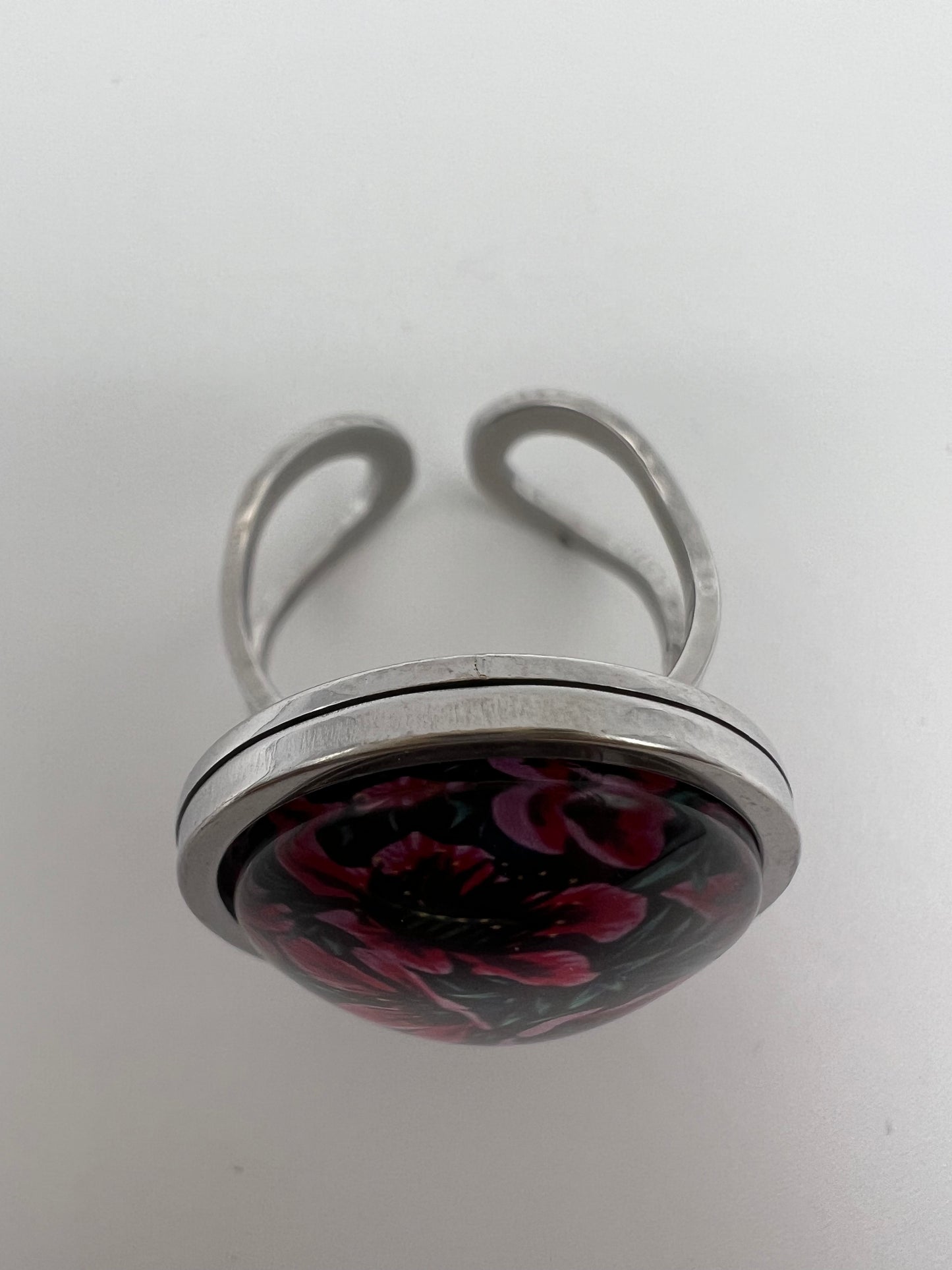 Flower Design Statement Rings