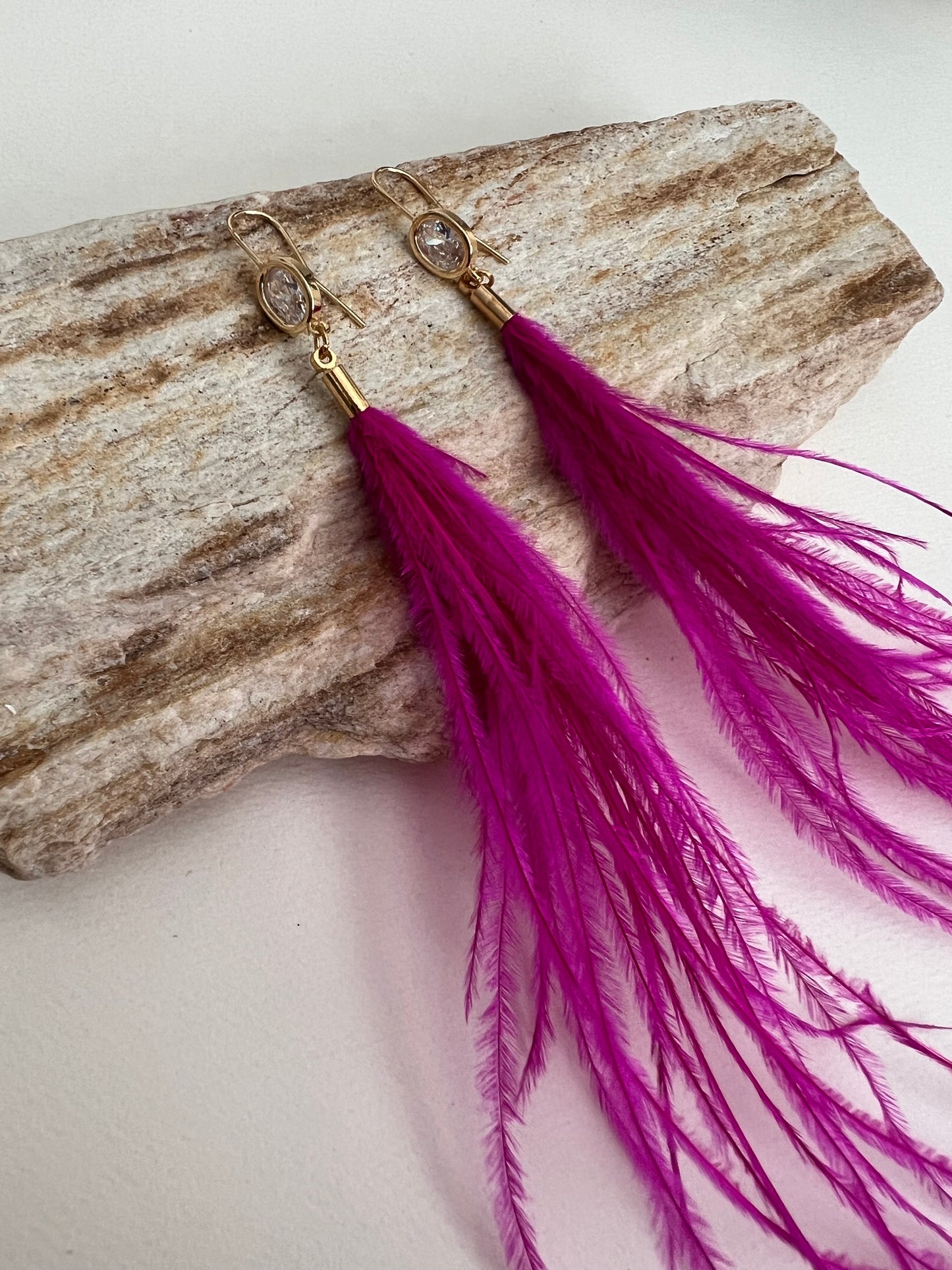 Whimsical Feather Earrings