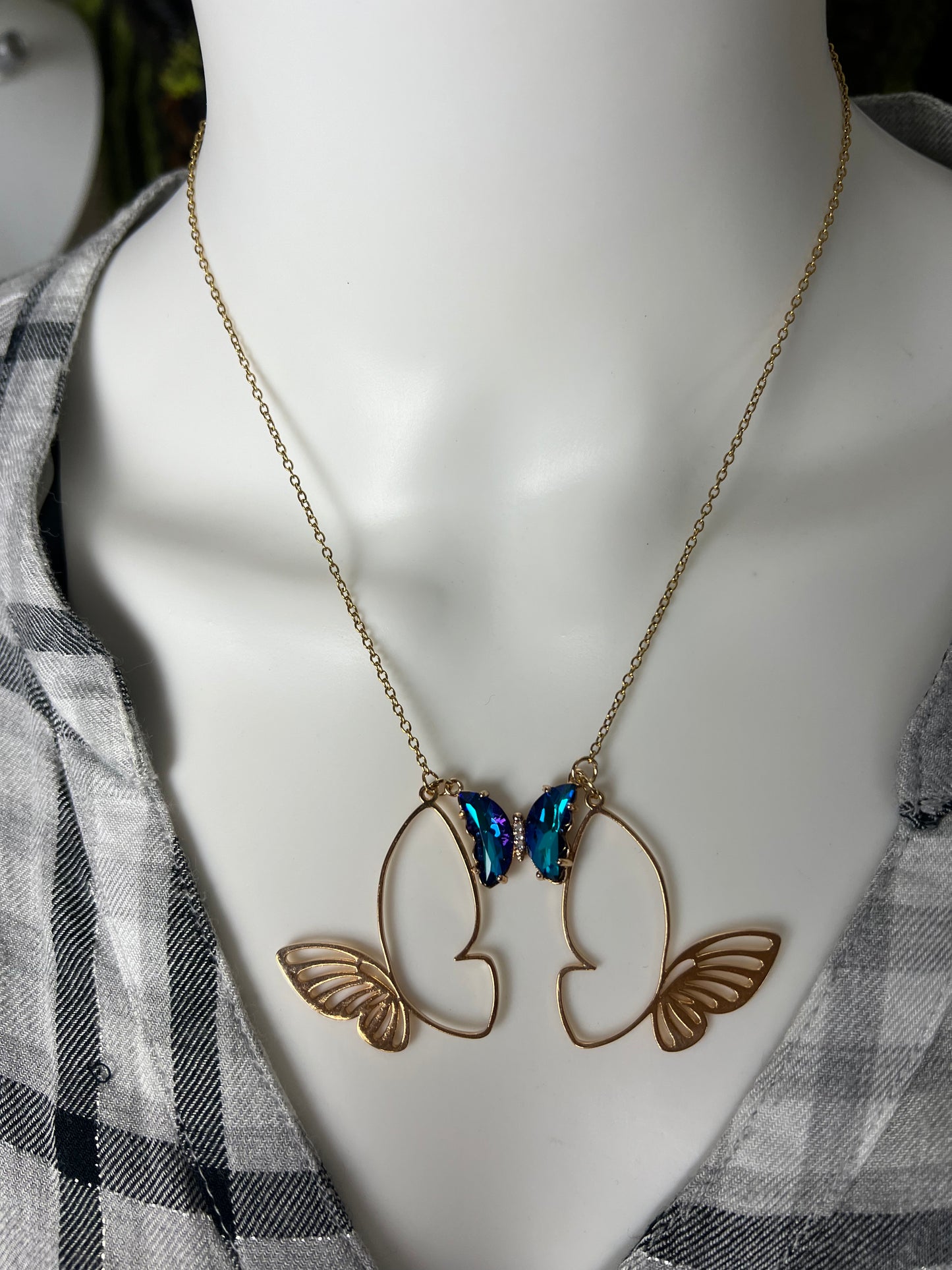 Statement Butterfly Necklace