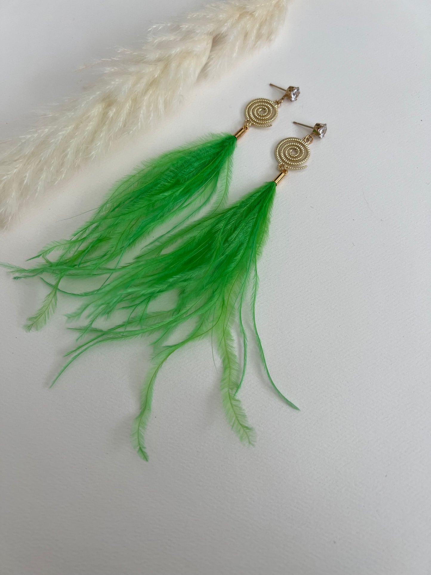 Whimsical Feather Earrings