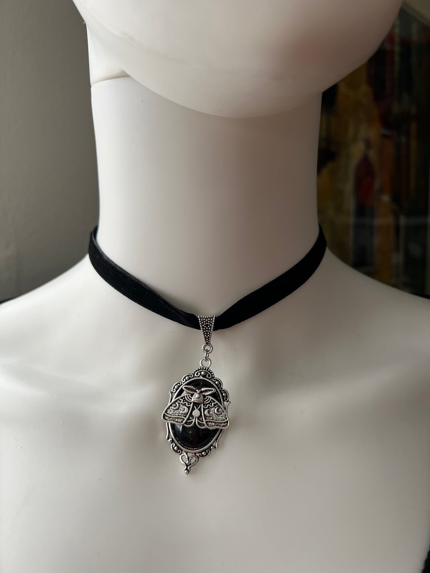 Gothic Pendant Velvet Choker