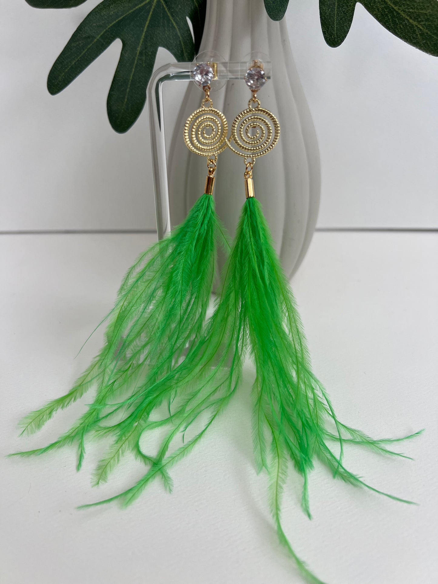 Whimsical Feather Earrings