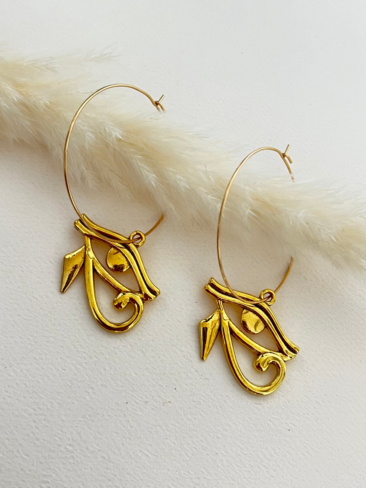 Ancient Egyptian Symbols Earrings