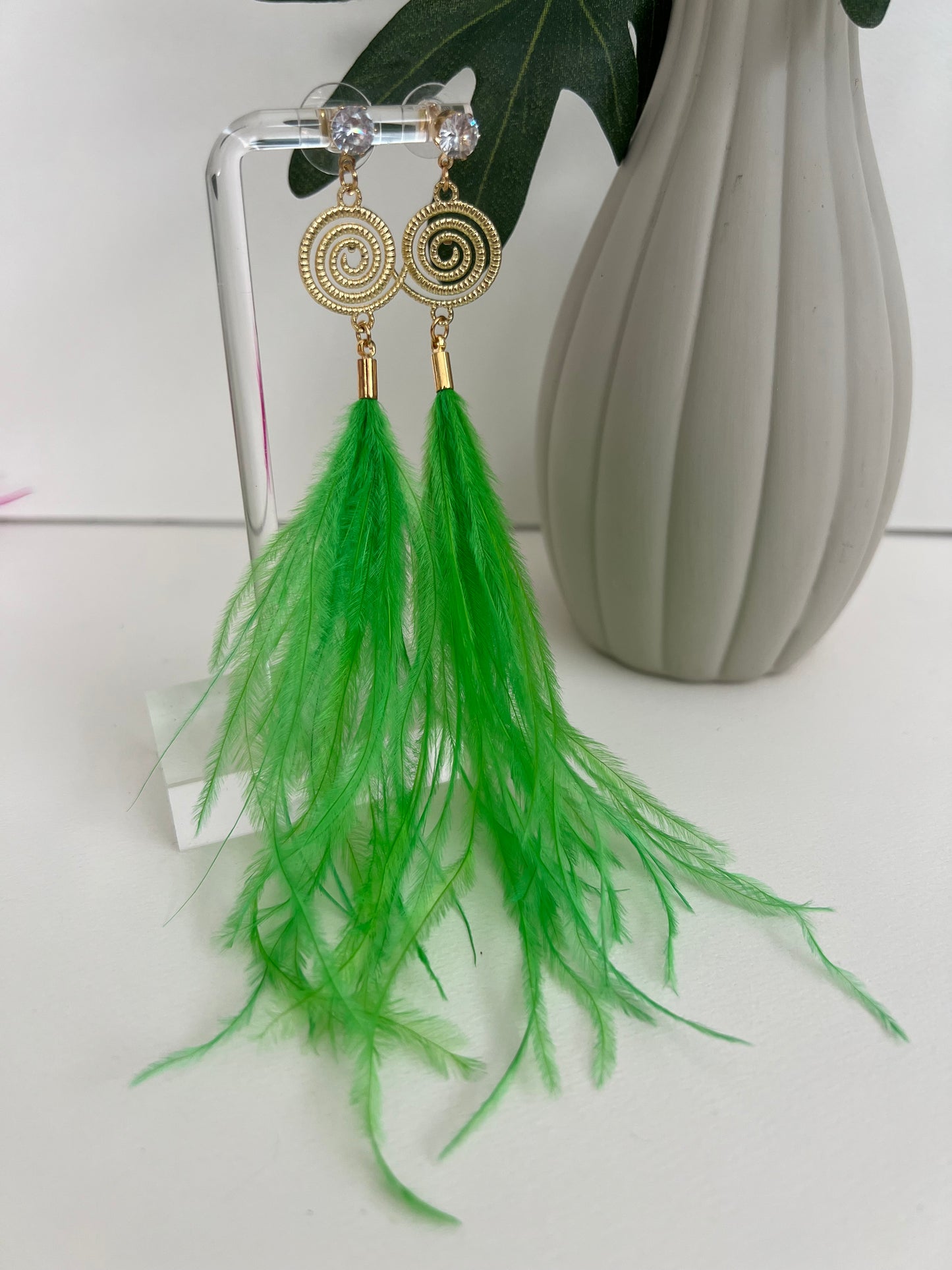 Whimsical Feather Earrings