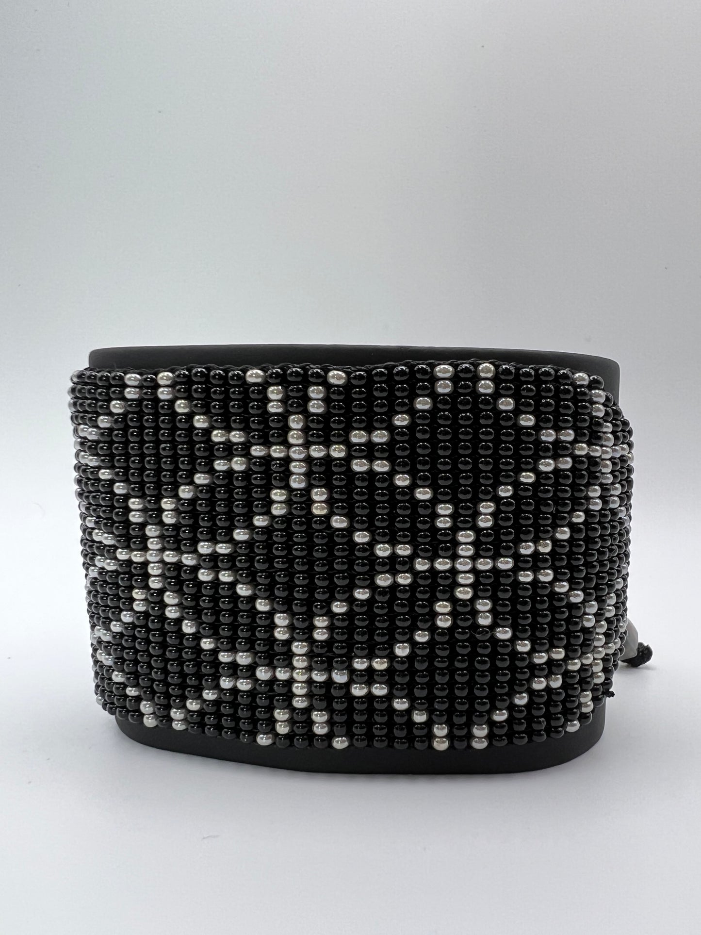 Trendy Large Beaded Bracelet Cuff