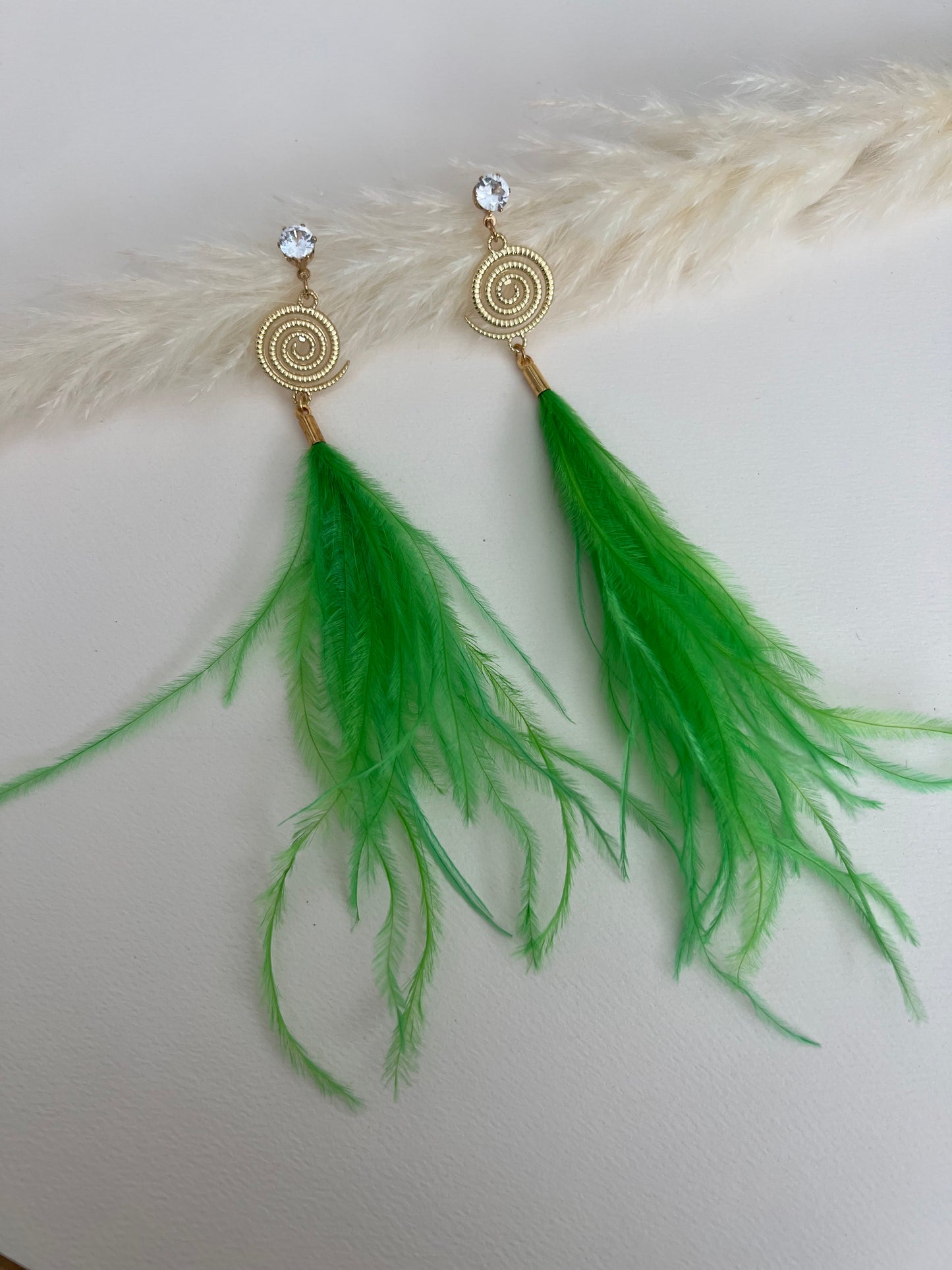 Whimsical Feather Earrings