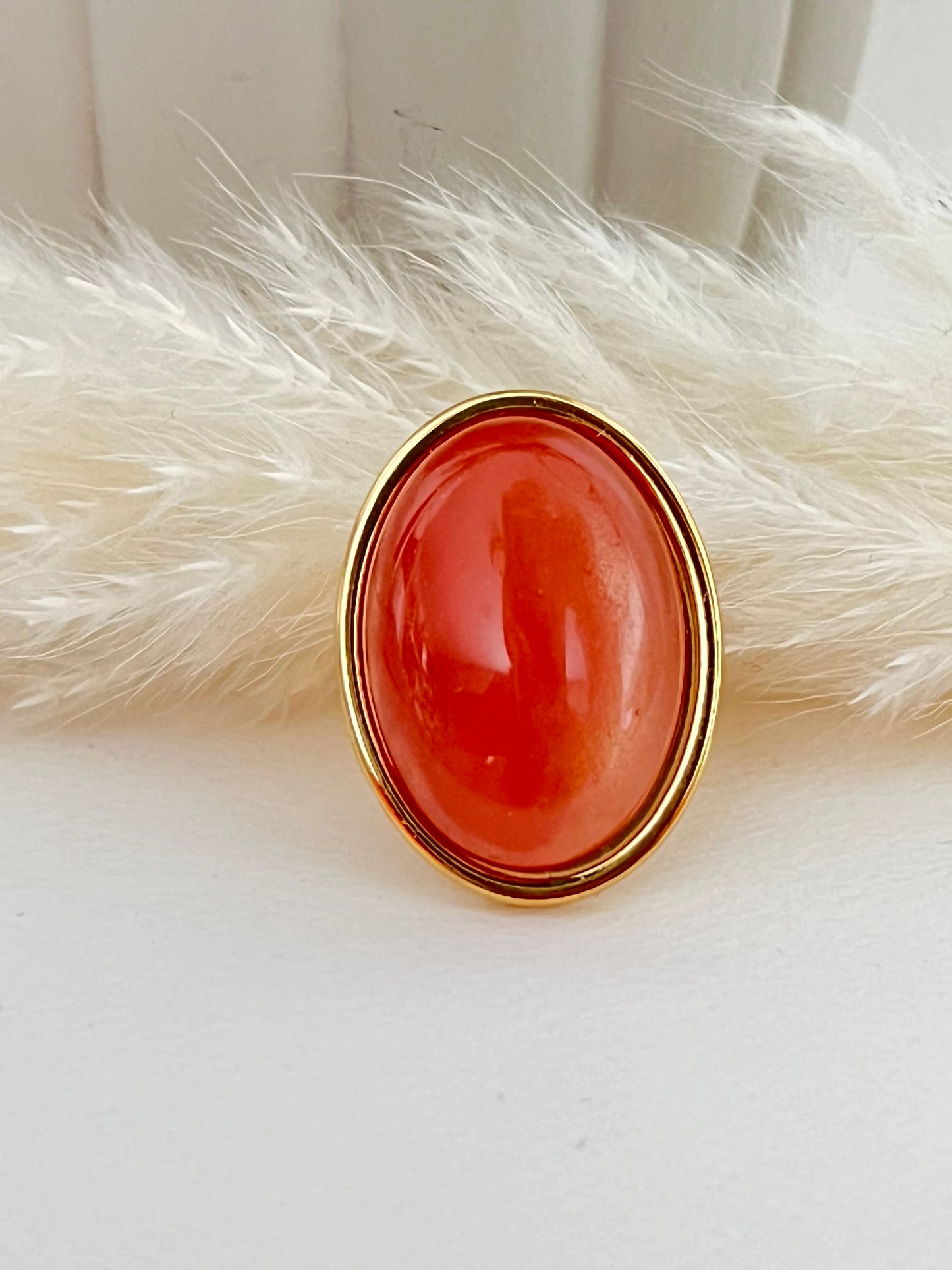 Romantic Statement Gold Ring