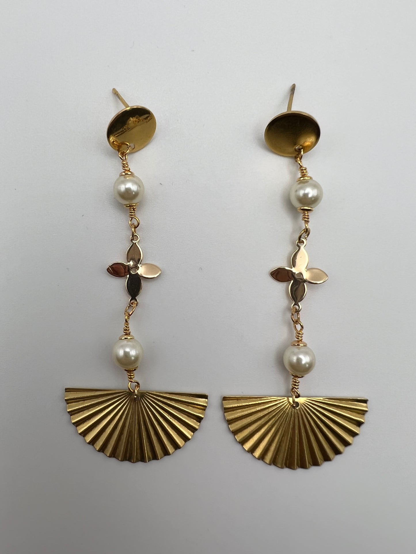 Flirty Romantic Long Dangle Earrings