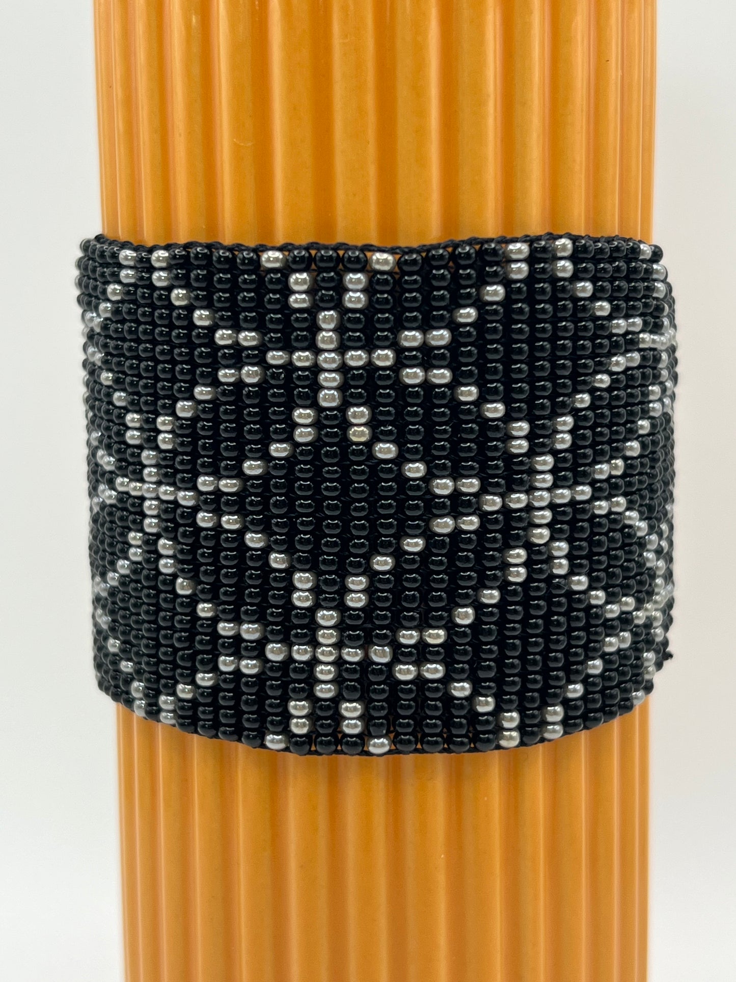 Trendy Large Beaded Bracelet Cuff