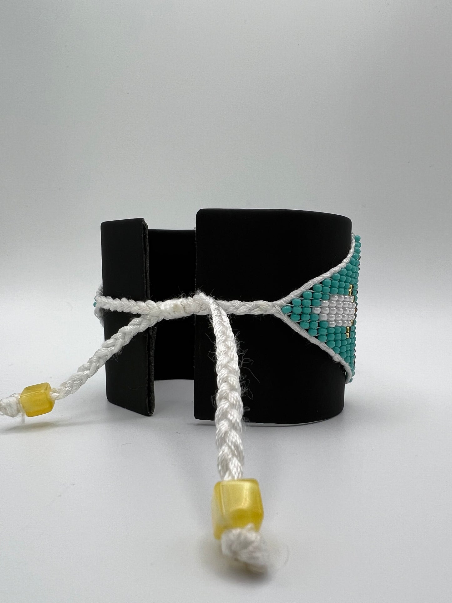 Trendy Large Beaded Bracelet Cuff