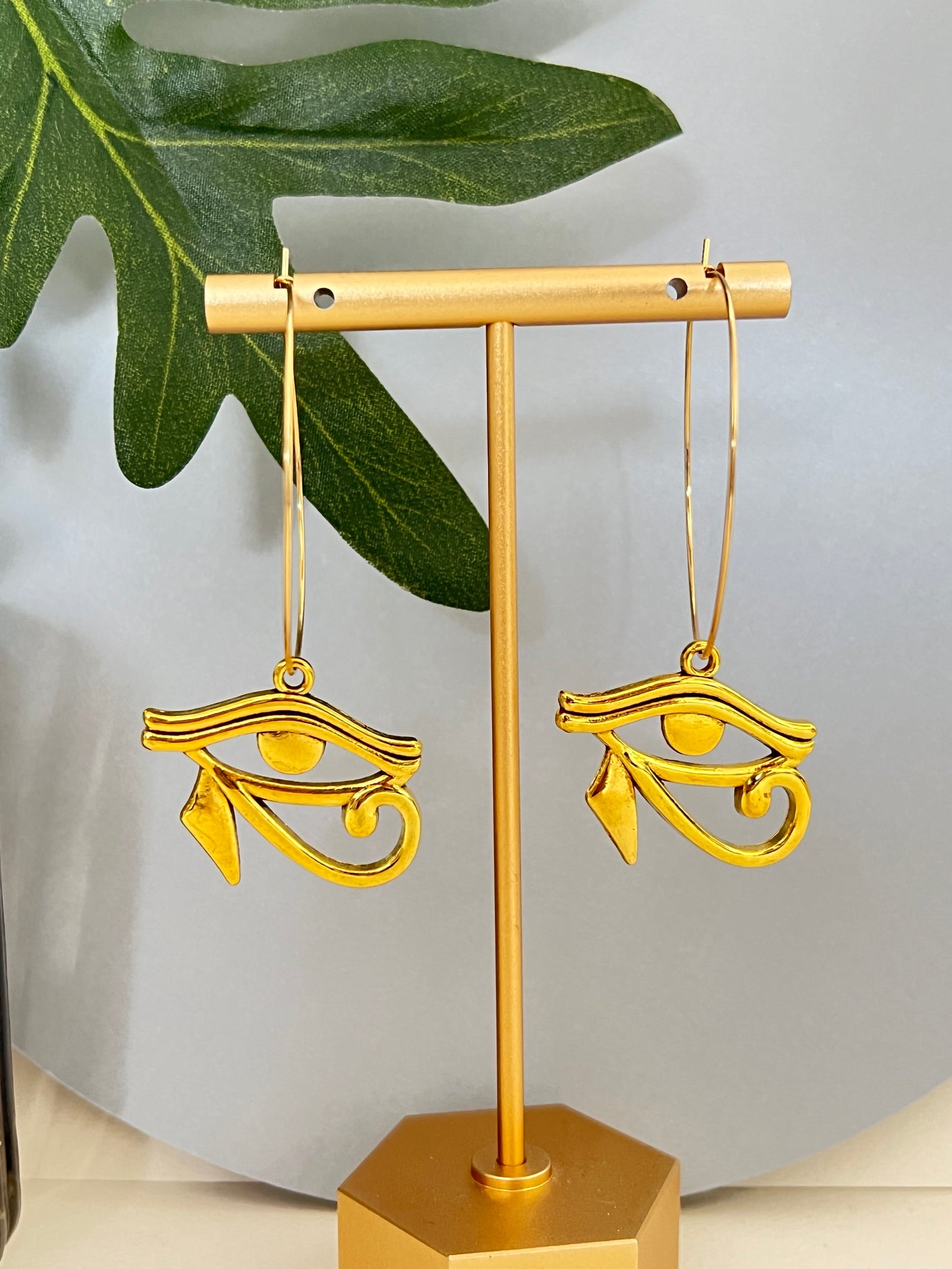 Ancient Egyptian Symbols Earrings