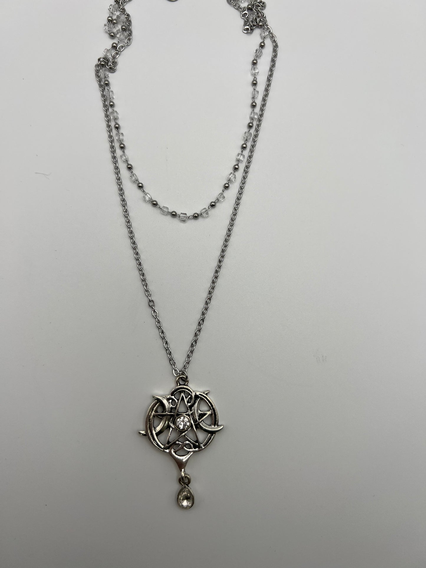 Pentagram & Moons Layered Necklace