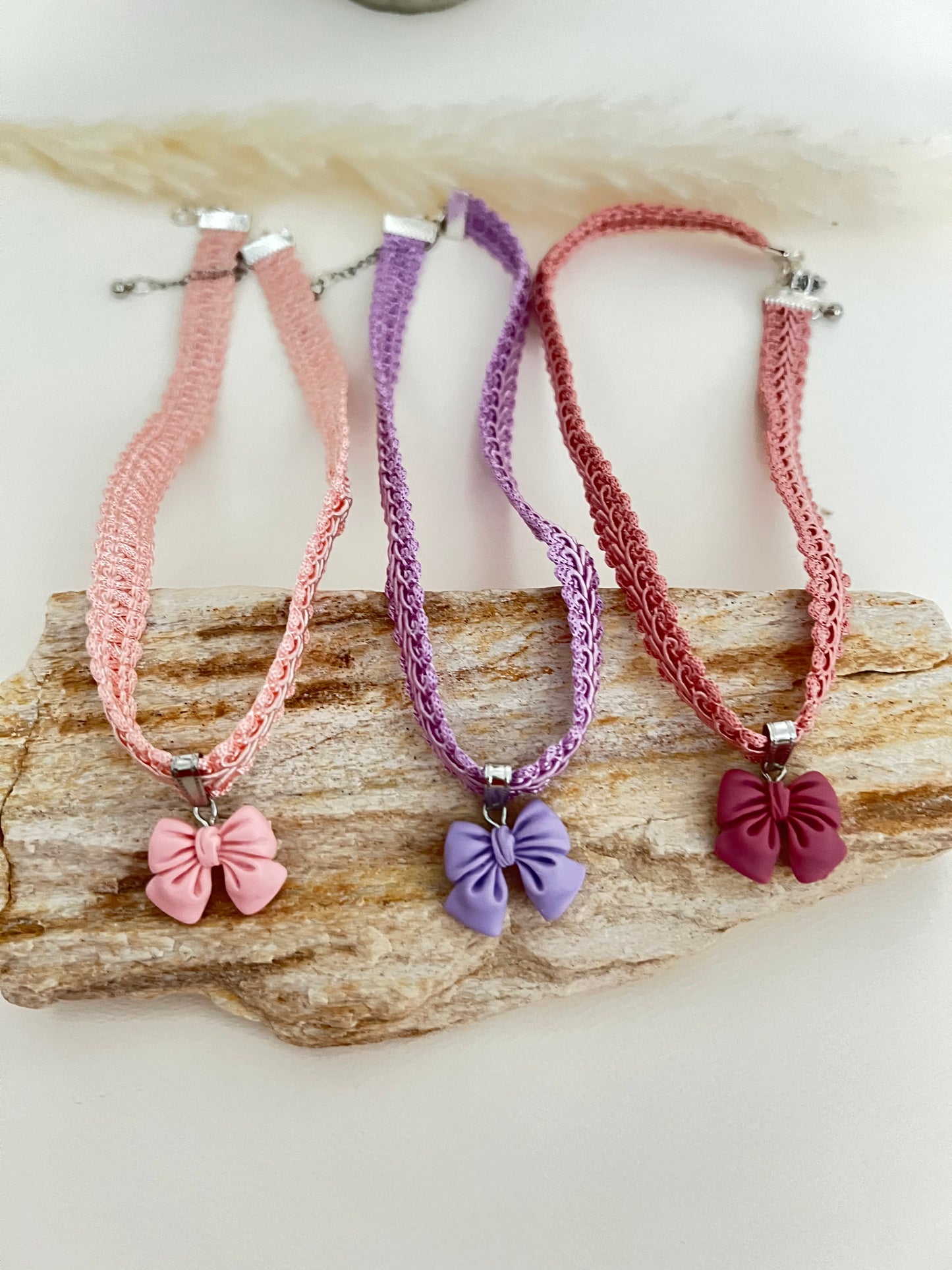 Cute Bow Pastel Color Chokers