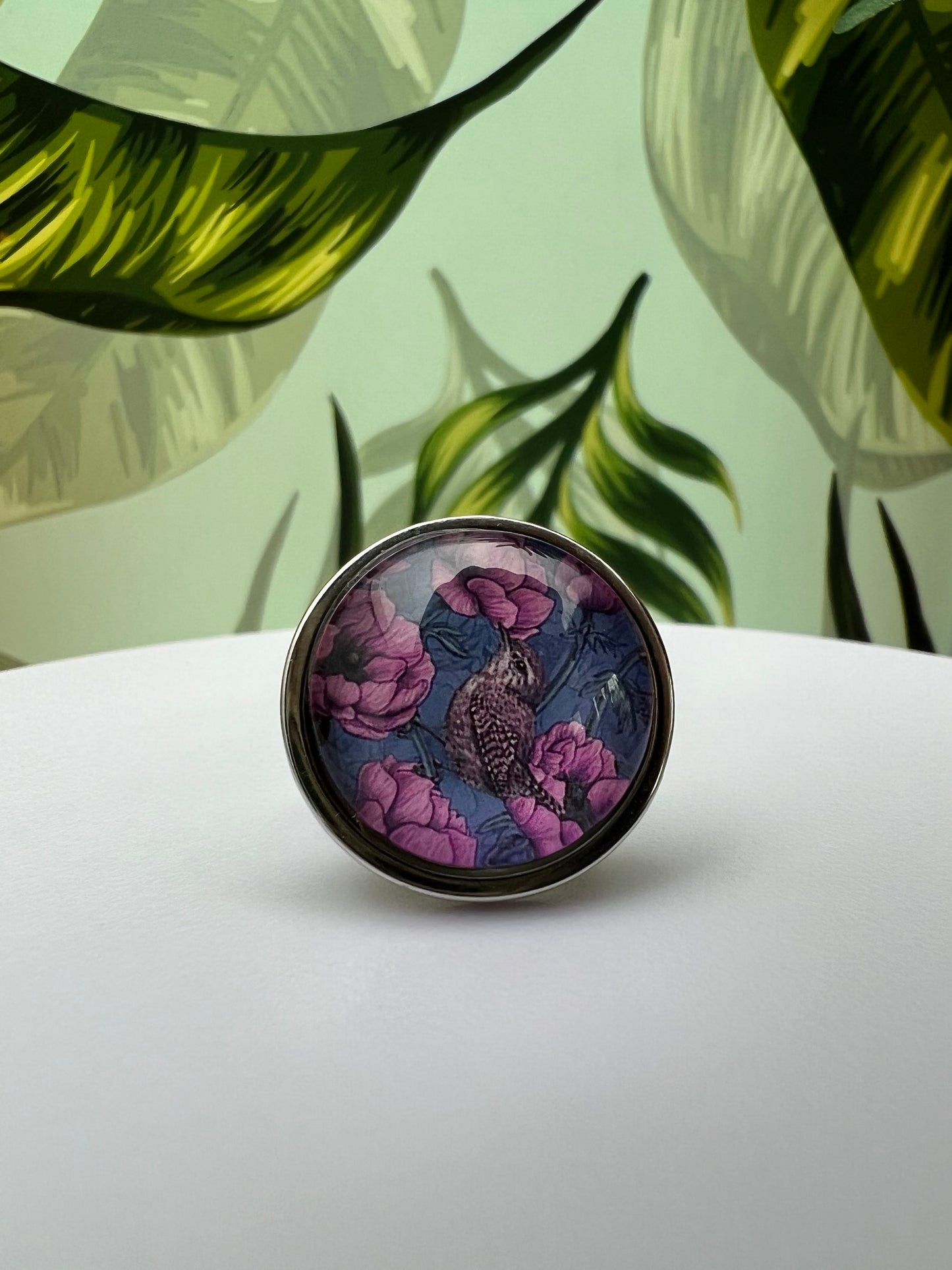 Boho Chic Floral Statement Rings