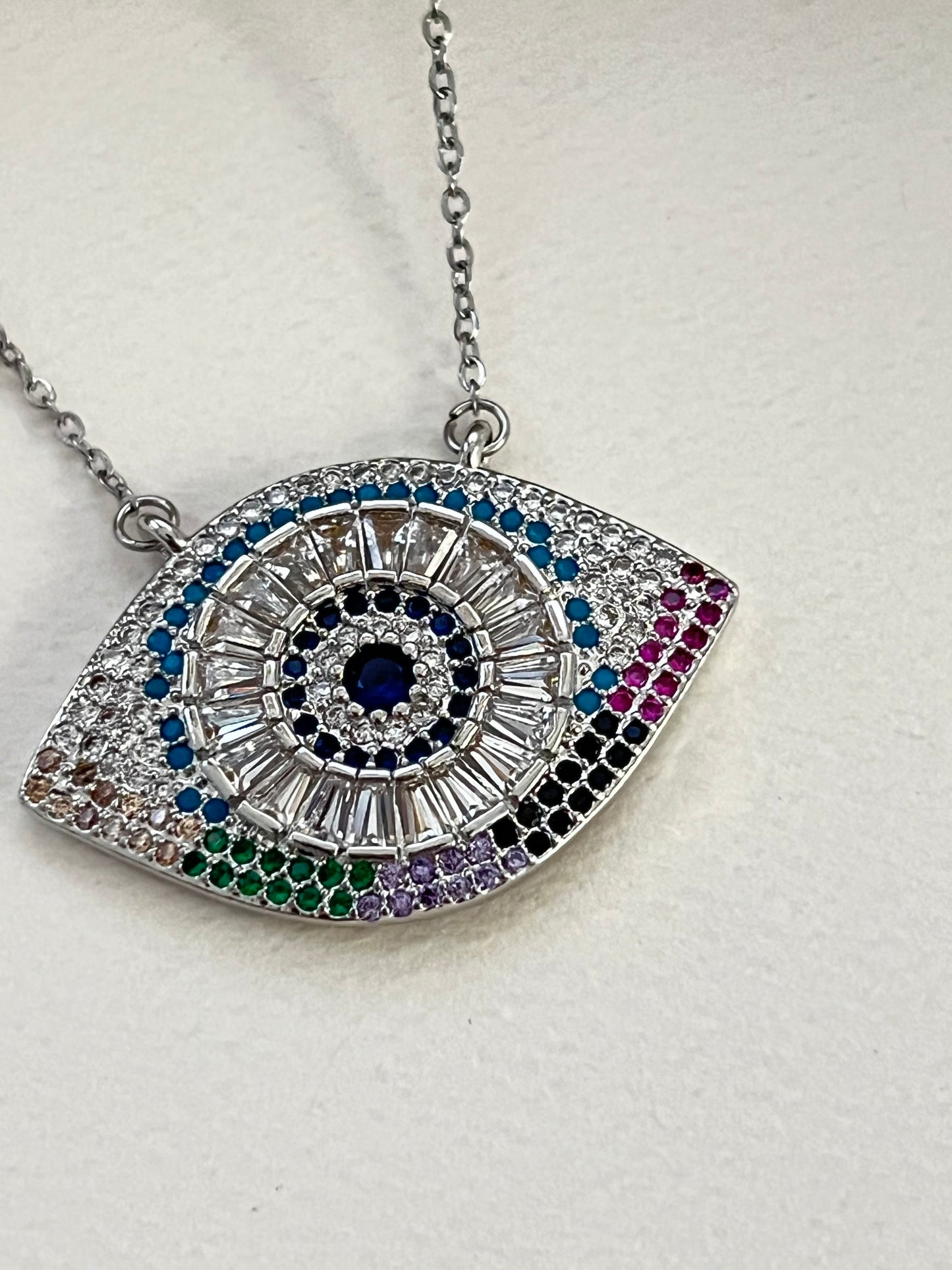 Elegant Evil Eye Necklace