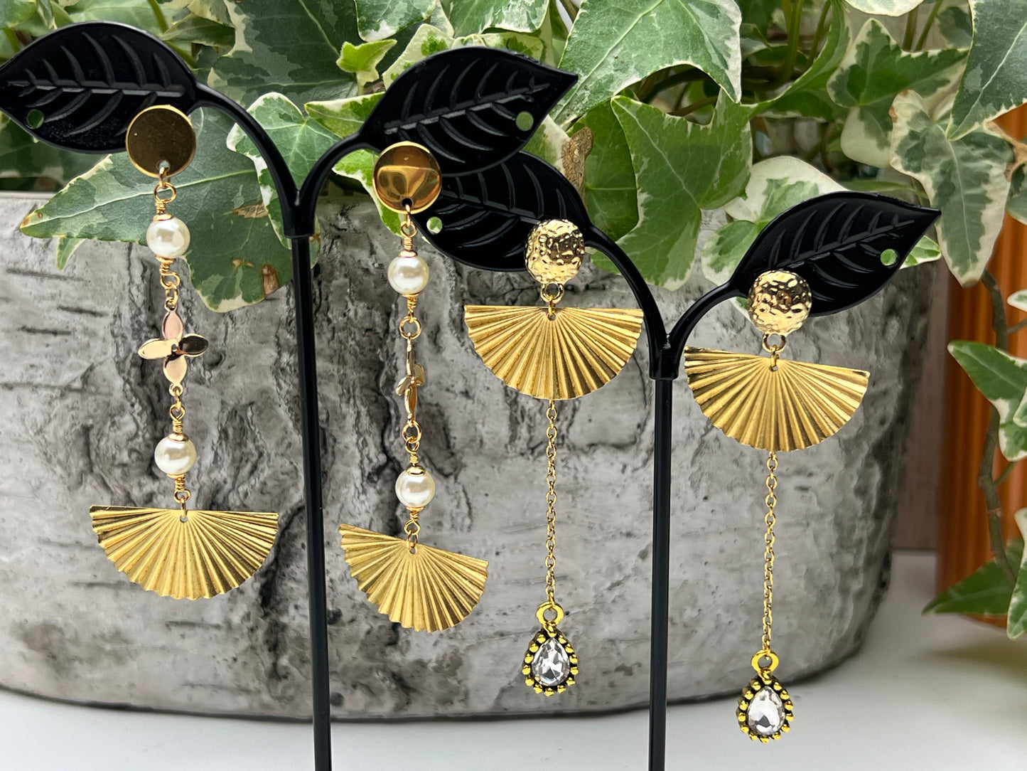 Flirty Romantic Long Dangle Earrings