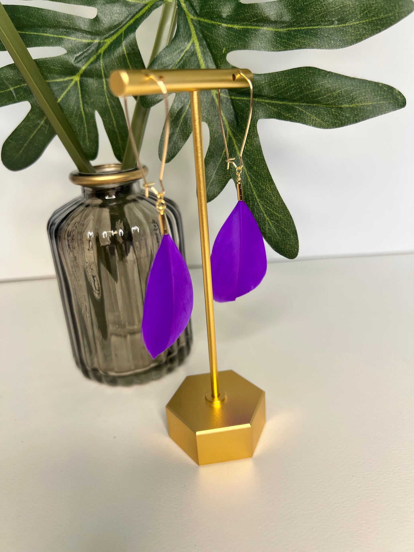 Flirty Lightweight Feather Earrings