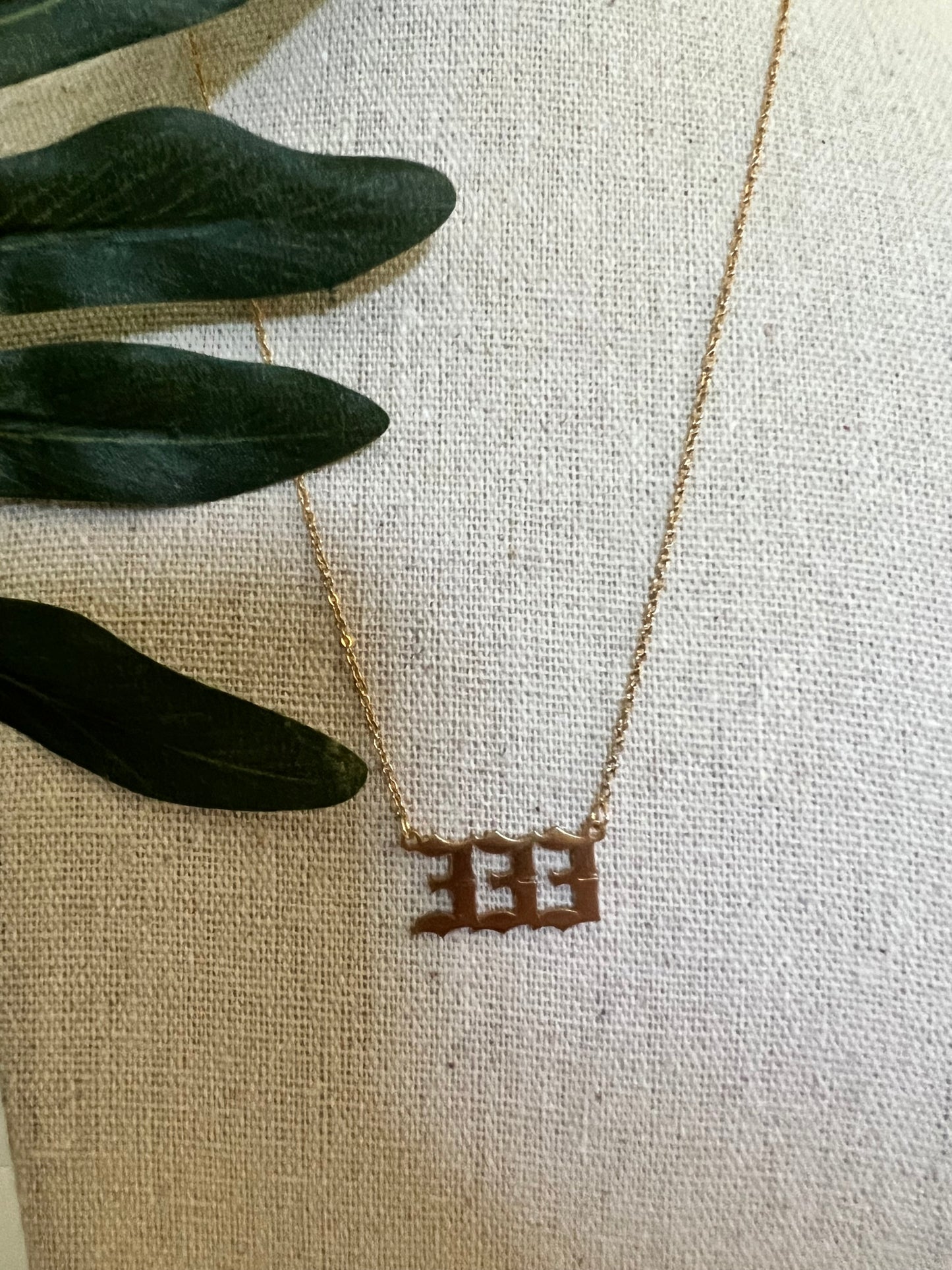 Angel Master Number Necklace