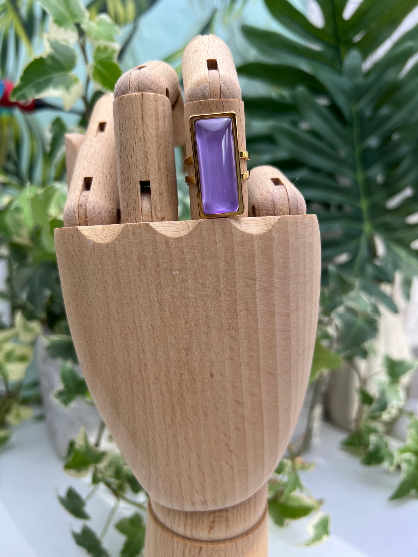 Bright Color Statement Ring