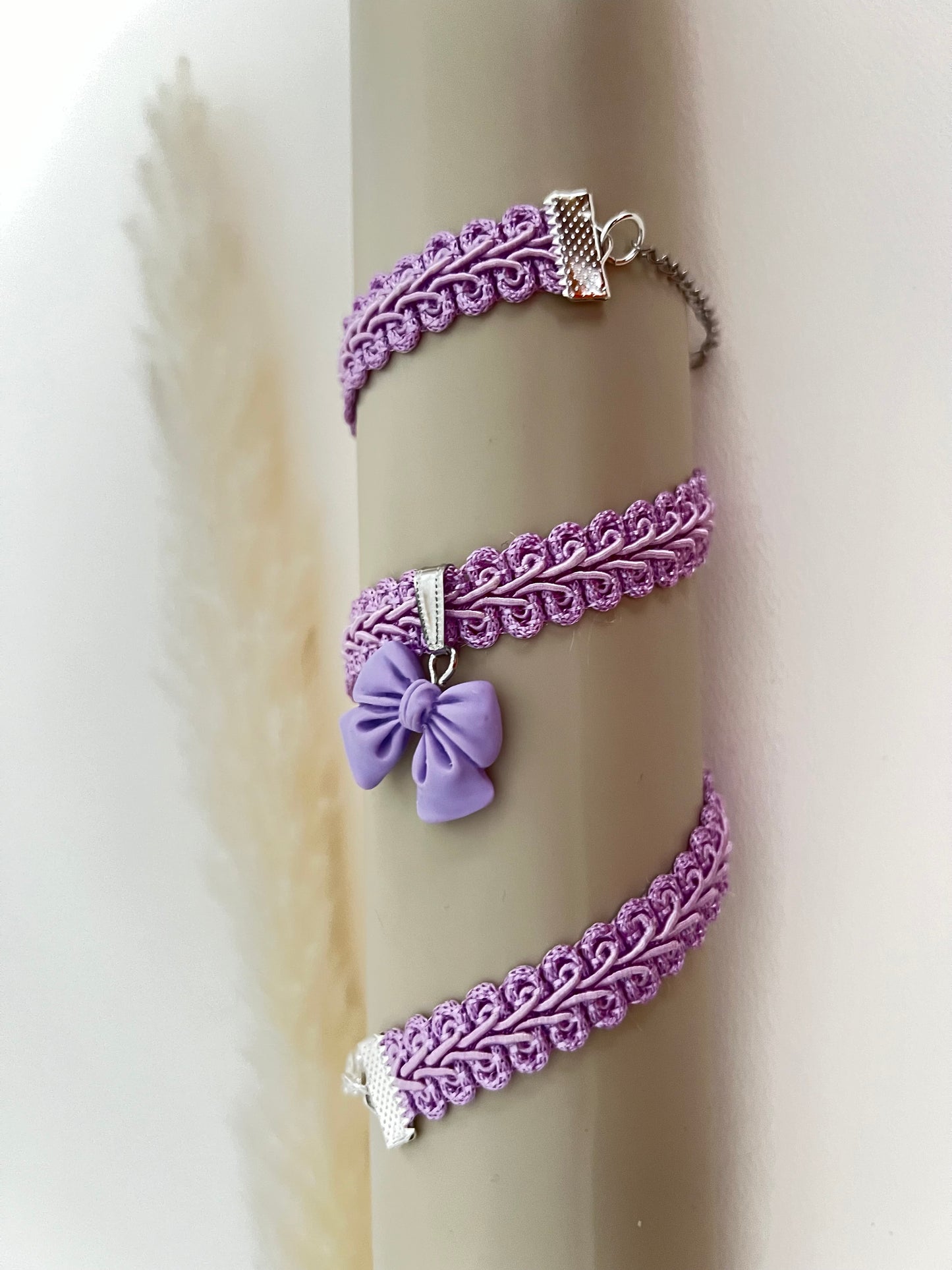 Cute Bow Pastel Color Chokers