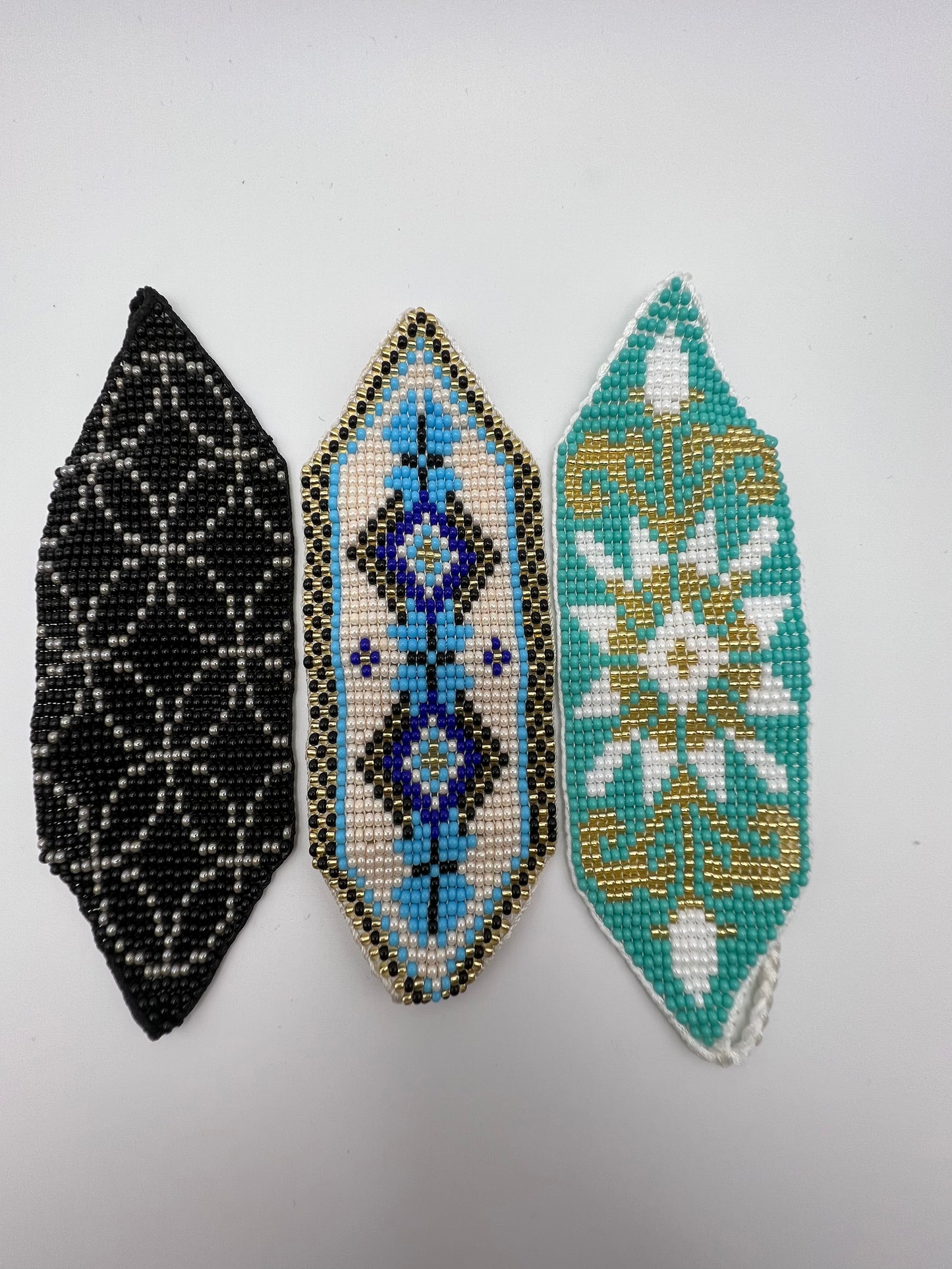Trendy Large Beaded Bracelet Cuff