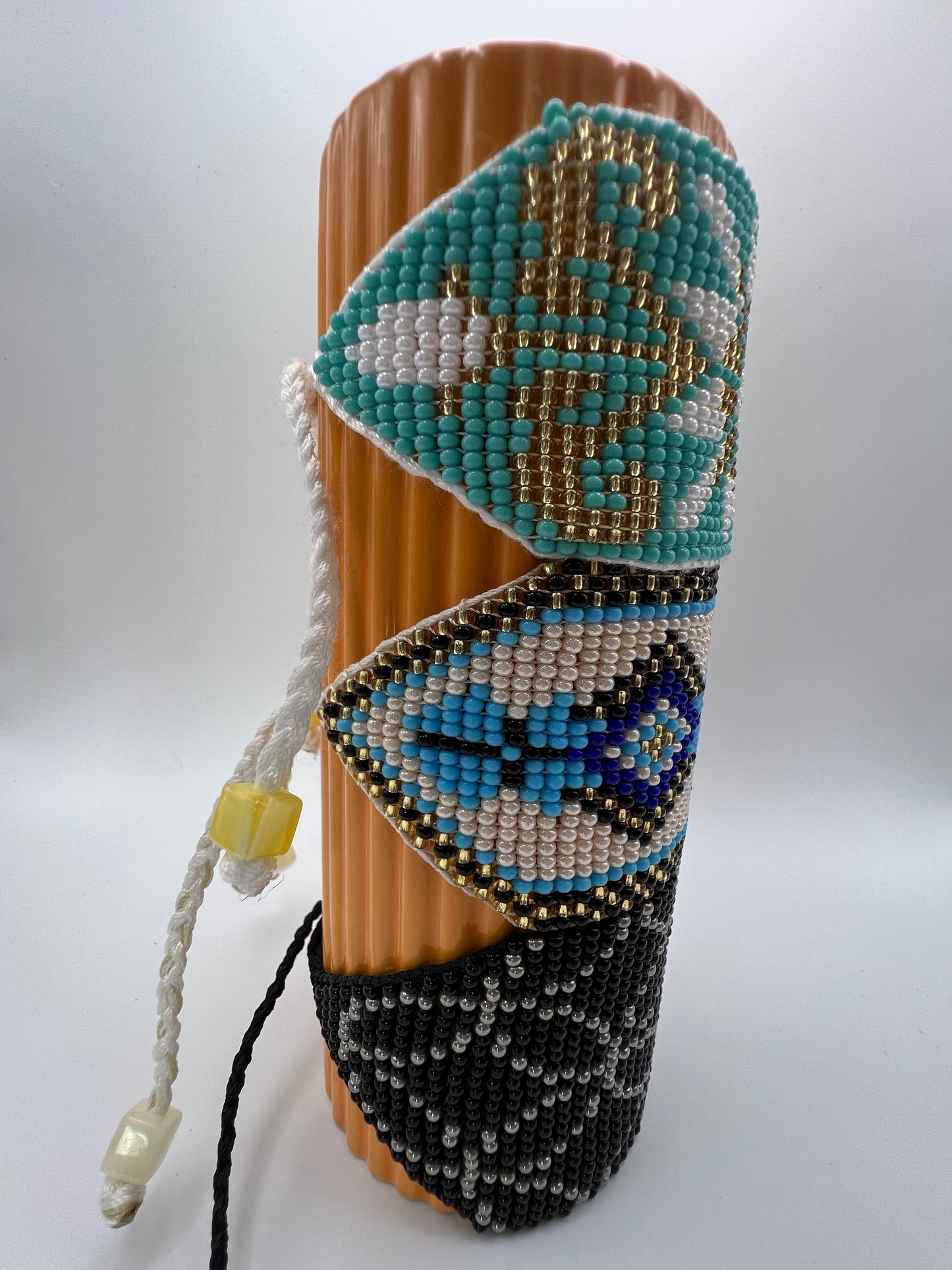 Trendy Large Beaded Bracelet Cuff