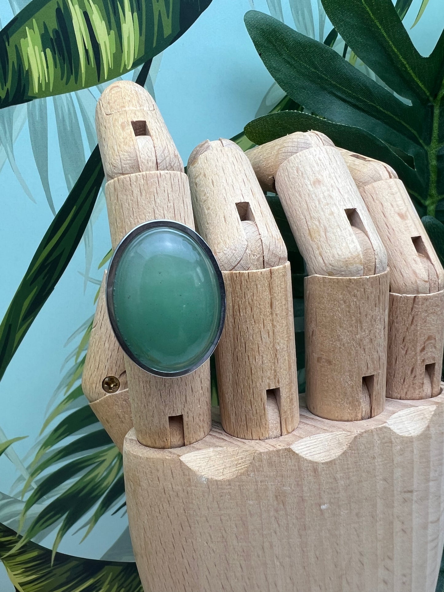 Pop-of-Color Oval Statement Rings