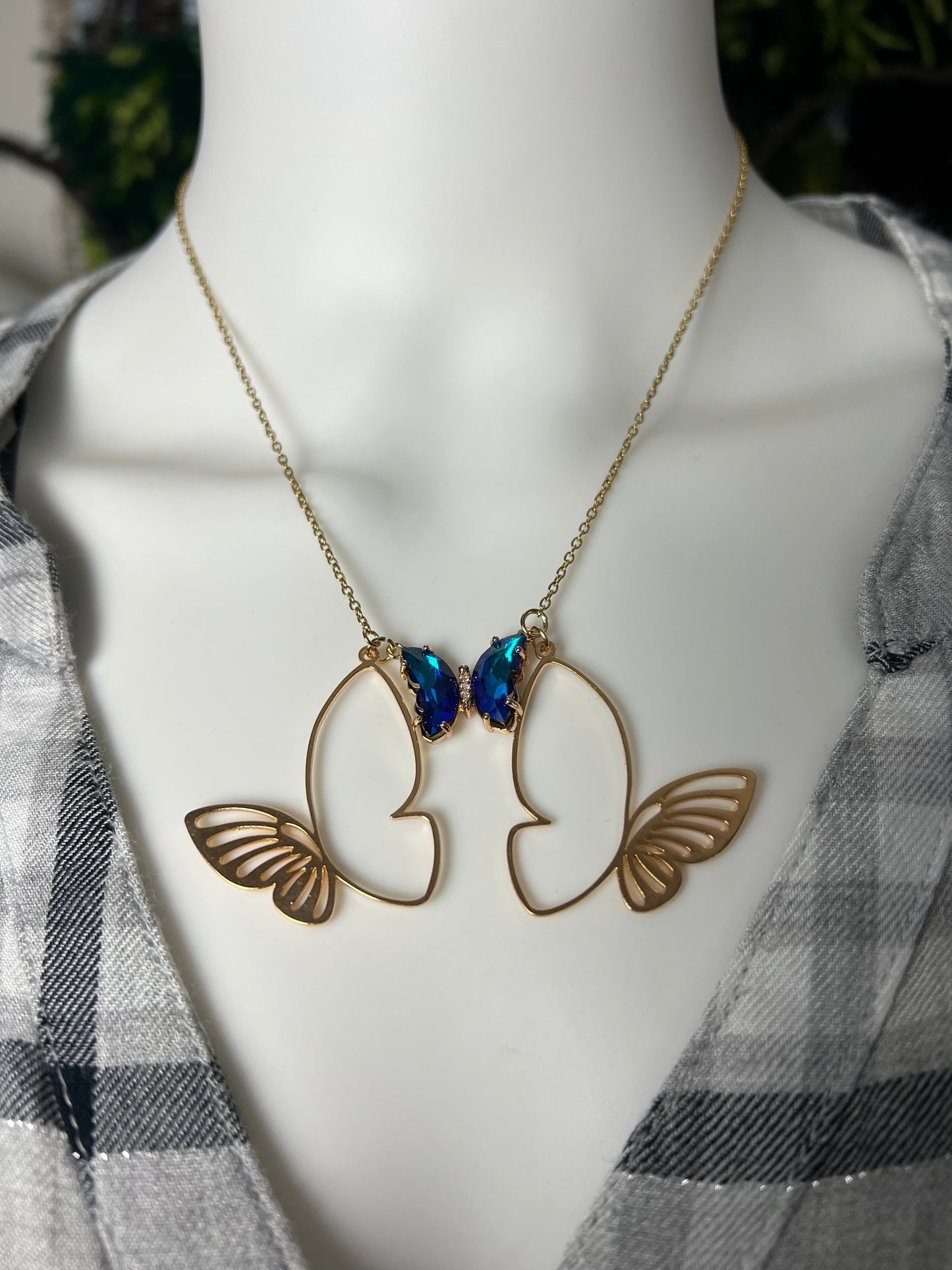 Statement Butterfly Necklace