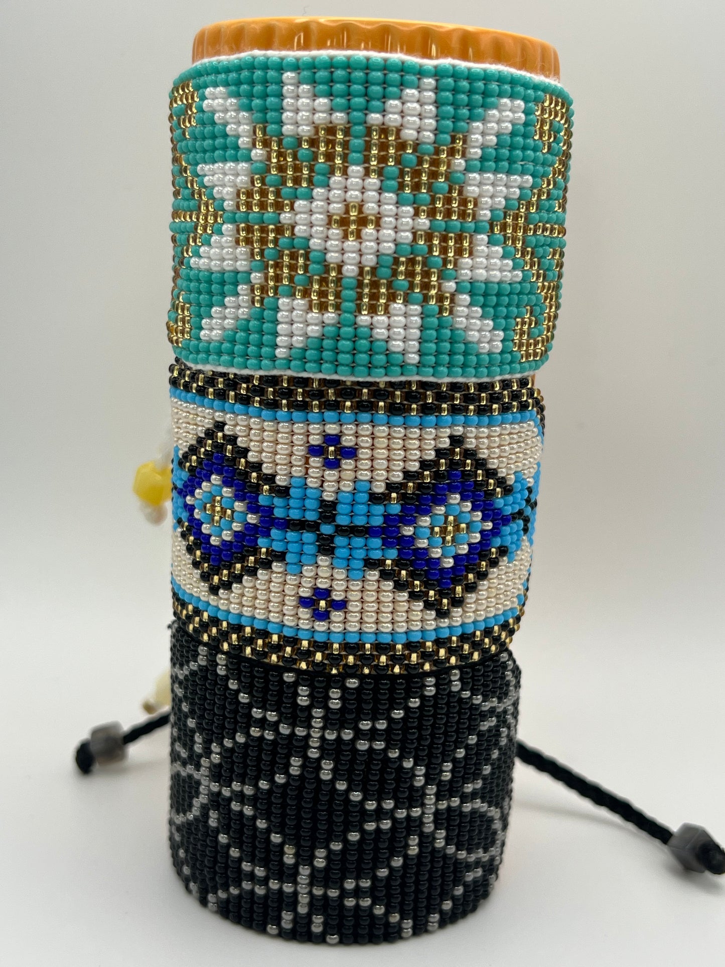 Trendy Large Beaded Bracelet Cuff