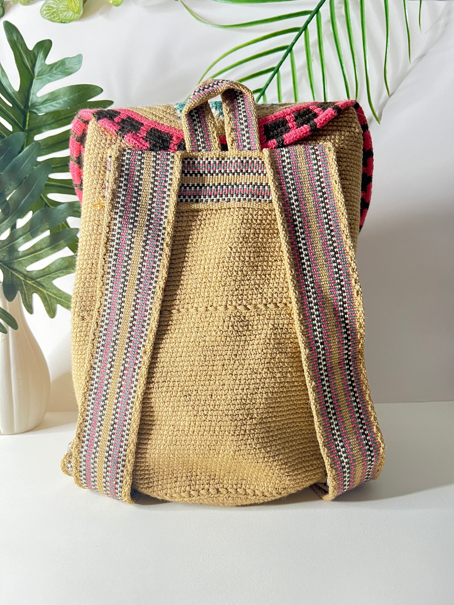 Bohemian Knitted Backpack