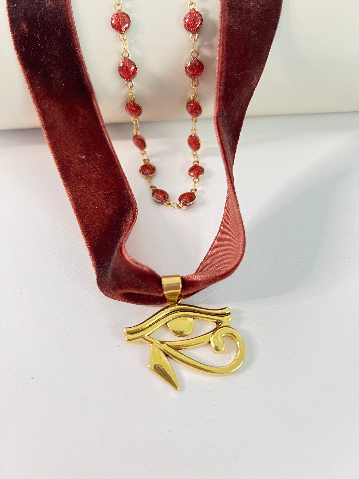 Eye of Horus Pendant Choker