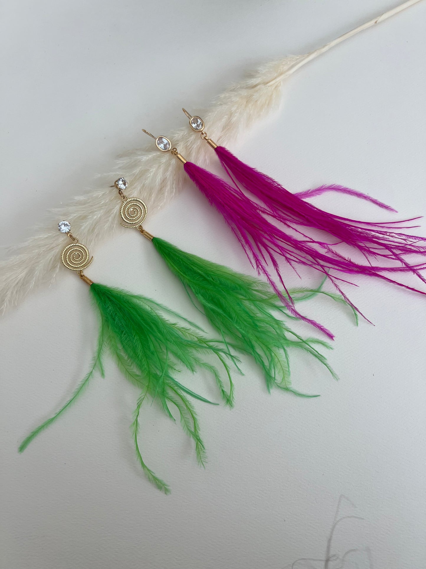 Whimsical Feather Earrings