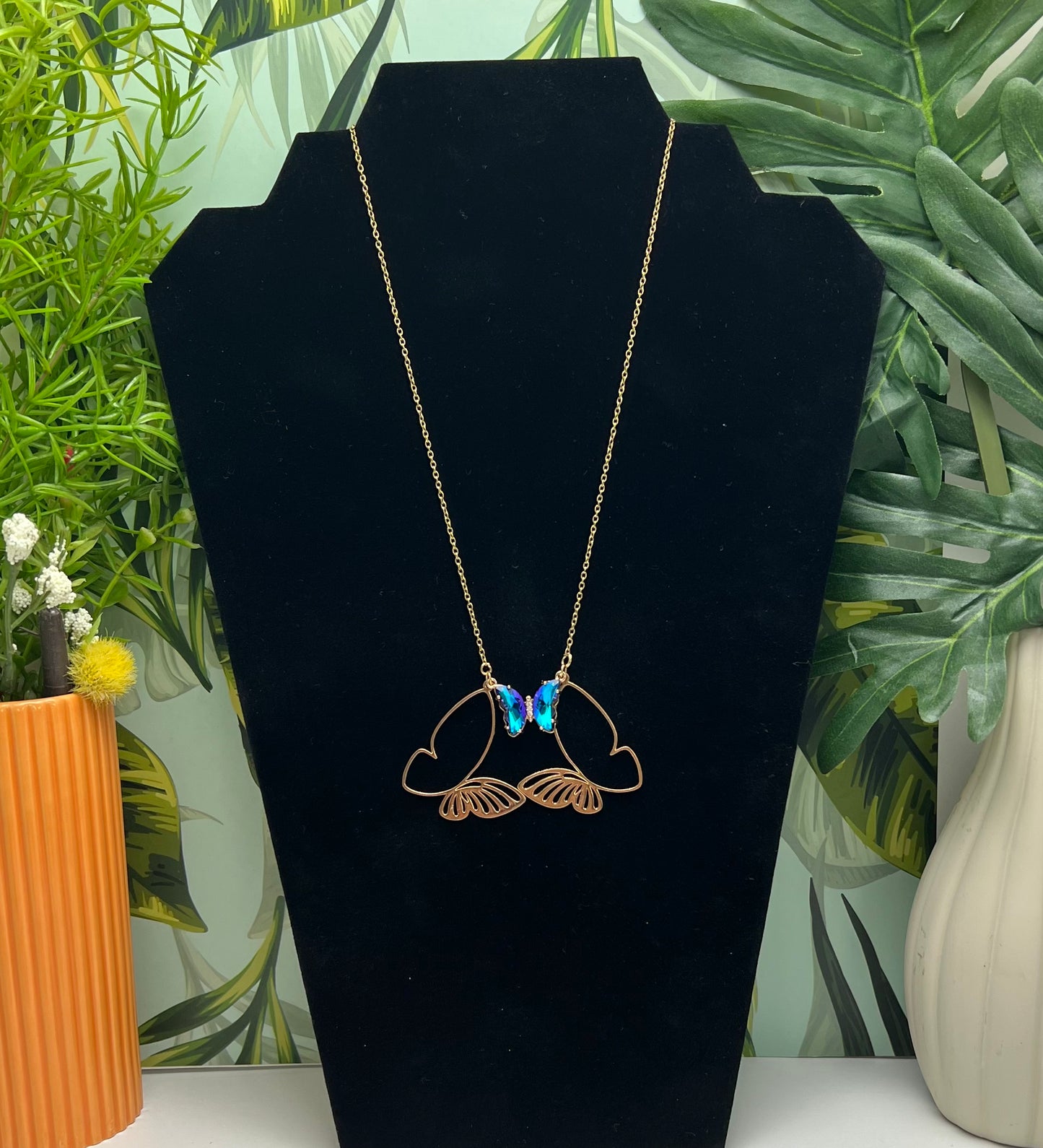 Statement Butterfly Necklace