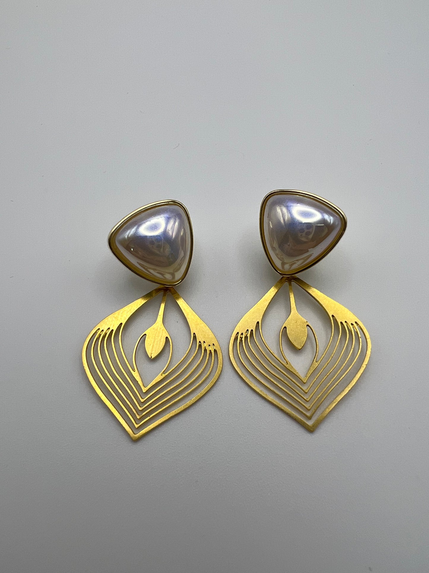 Art Deco-Inspired Drop Earrings