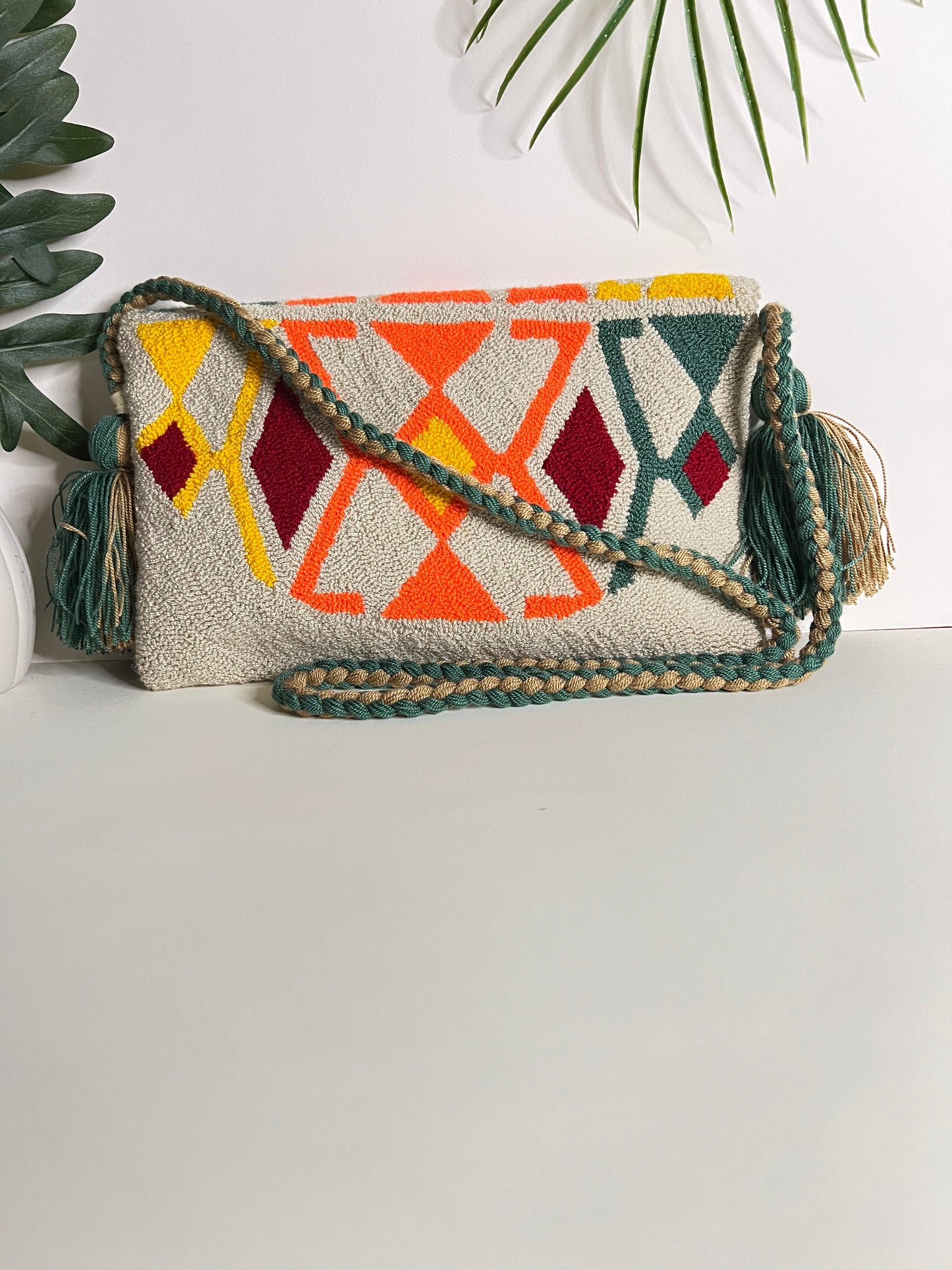 Colorful Handwoven Shoulder Bag