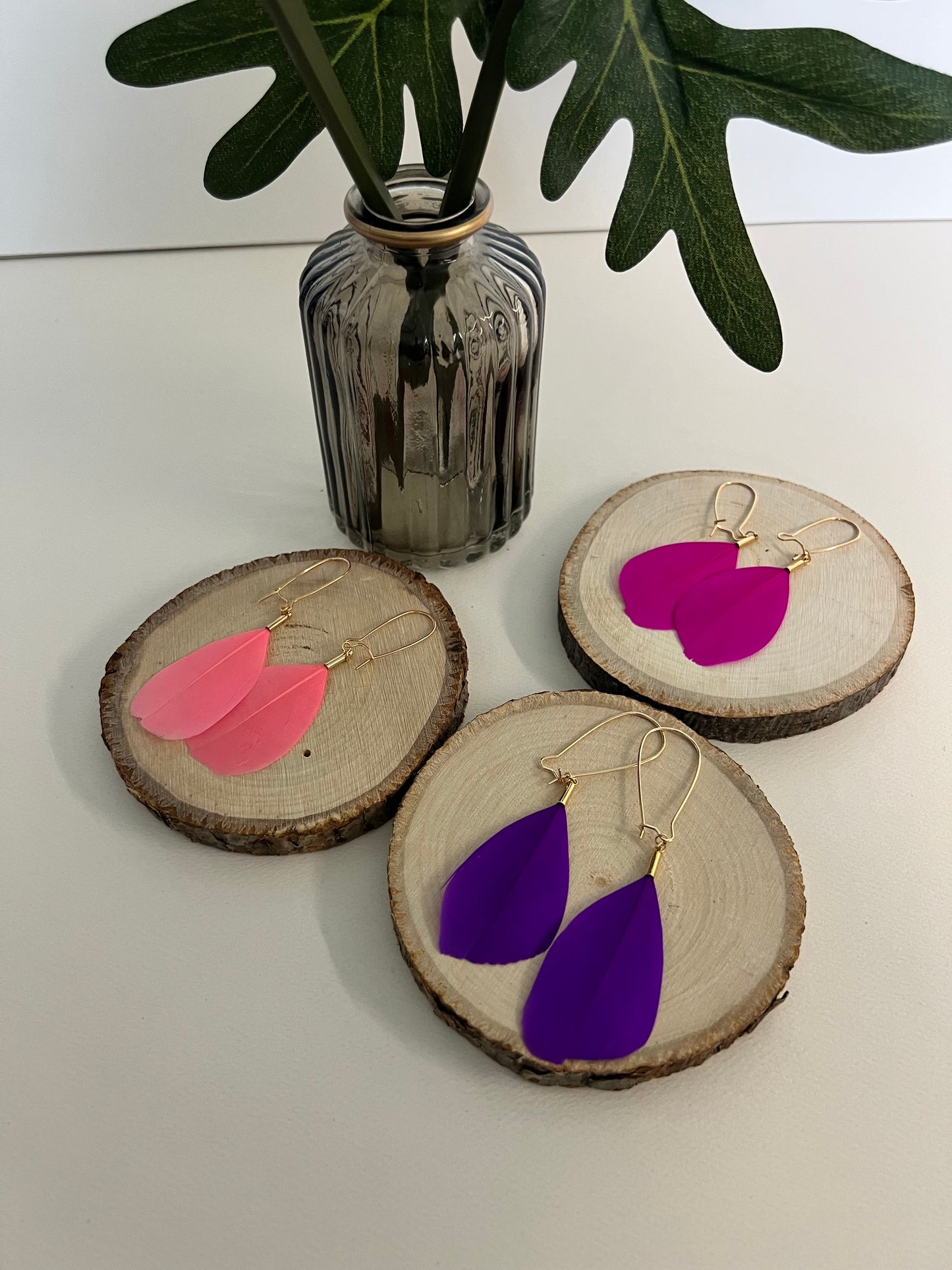 Flirty Lightweight Feather Earrings