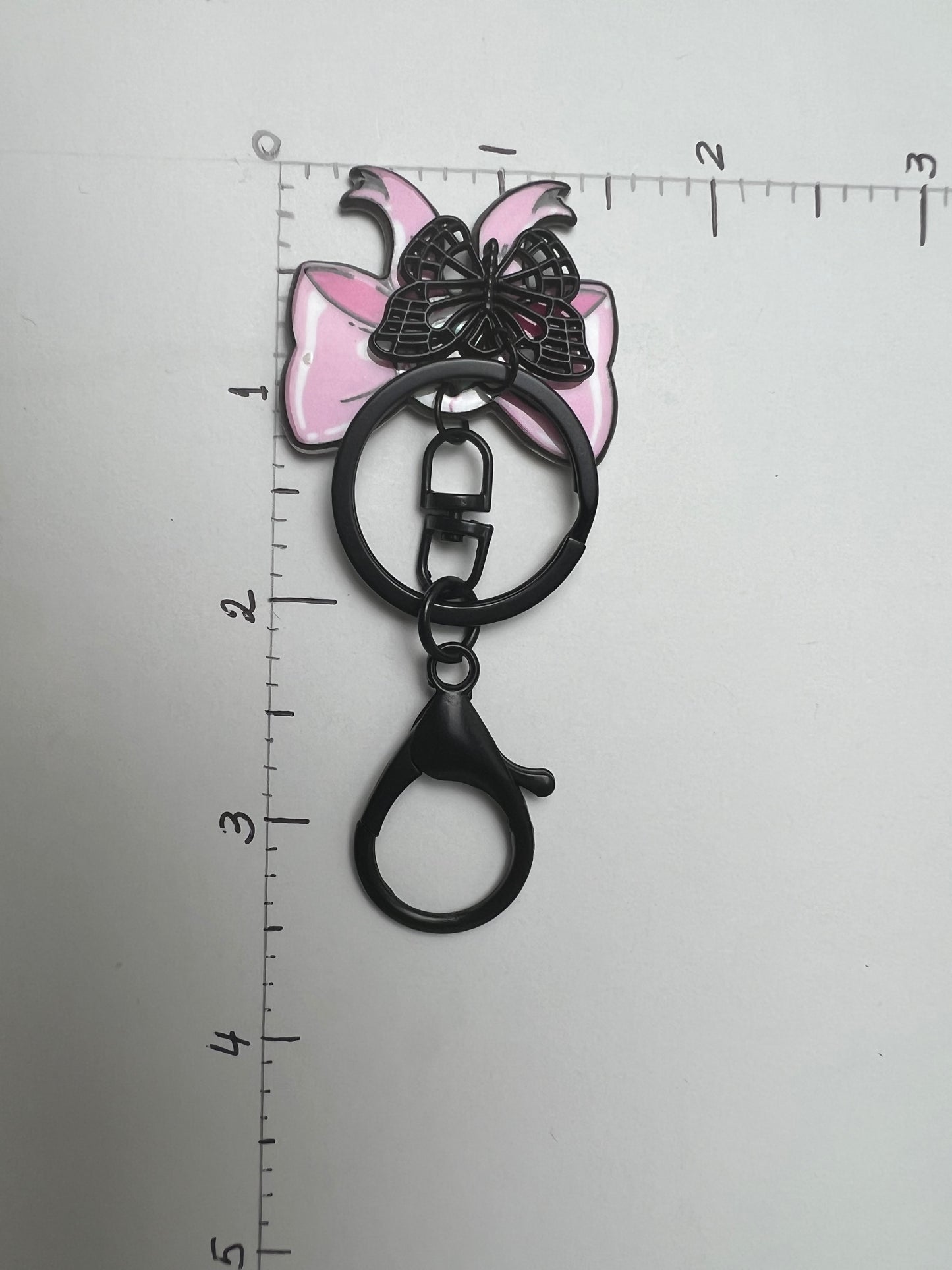 Bow & Eye Pastel Goth Kaychain