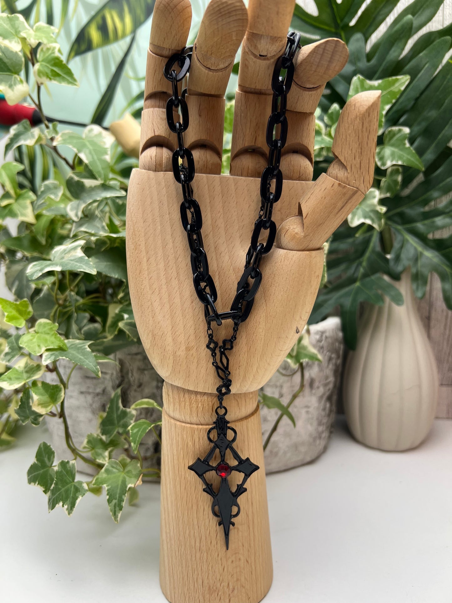 Gothic Layered Statement Necklace