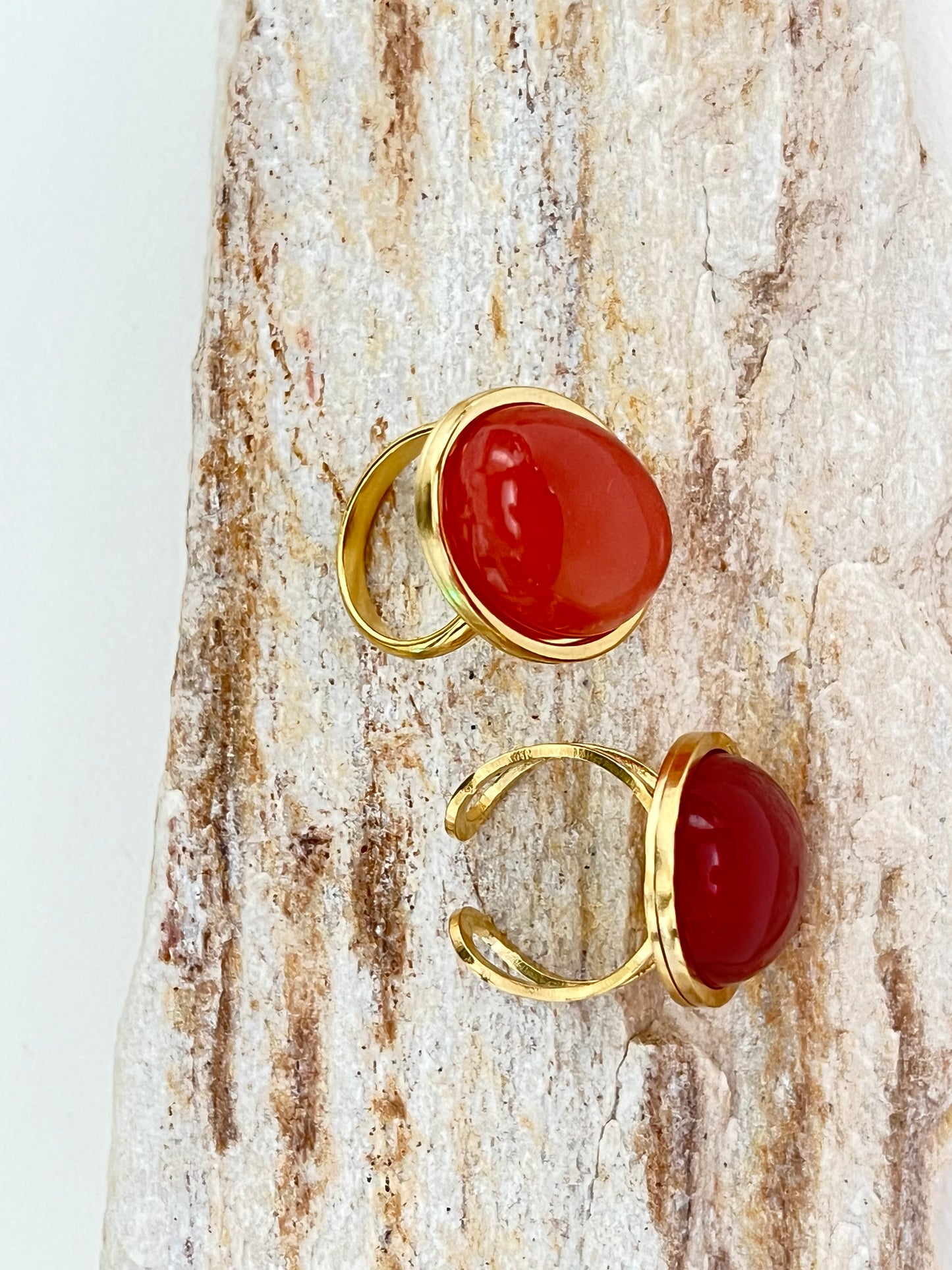 Romantic Statement Gold Ring