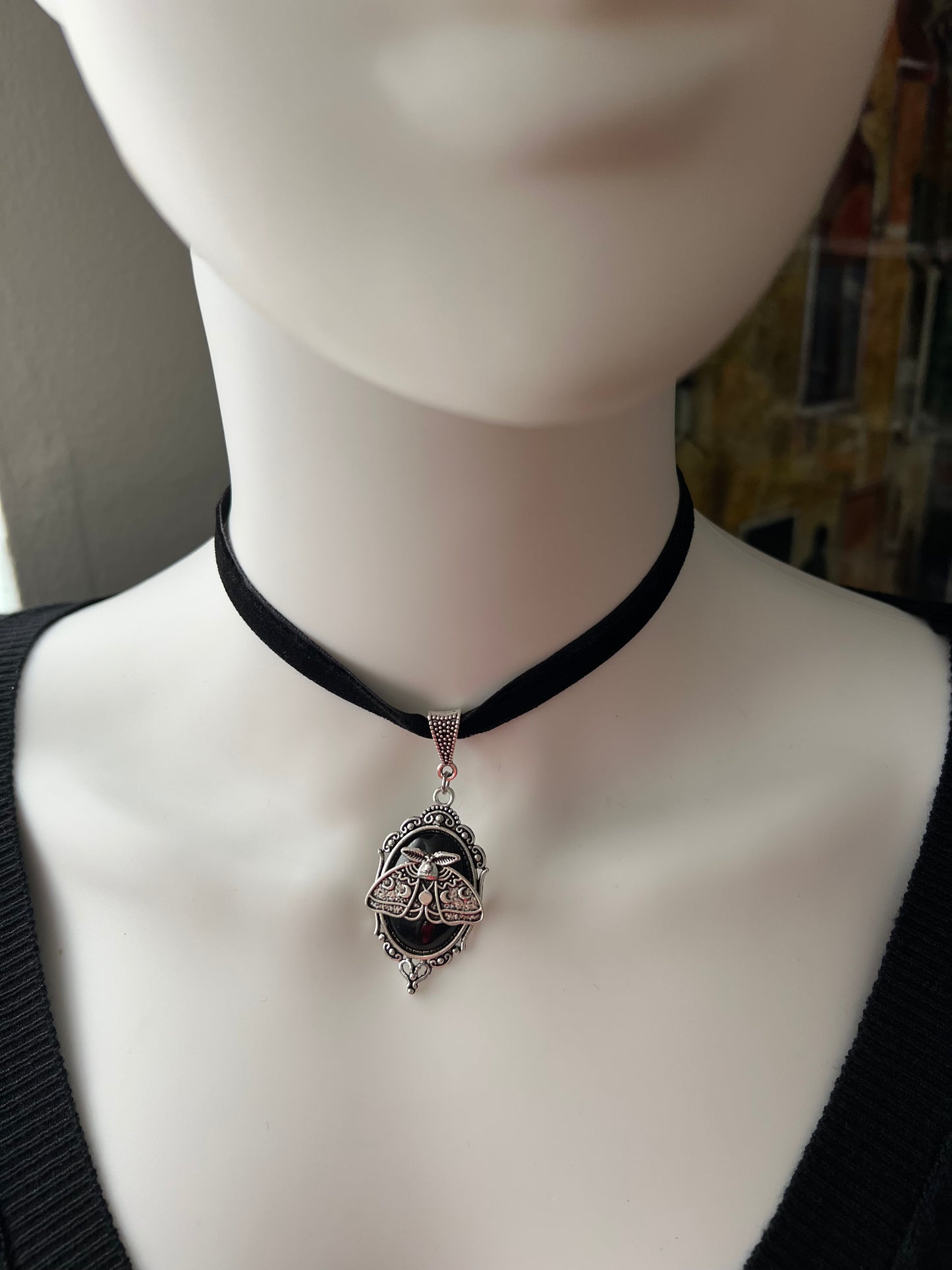 Gothic Pendant Velvet Choker
