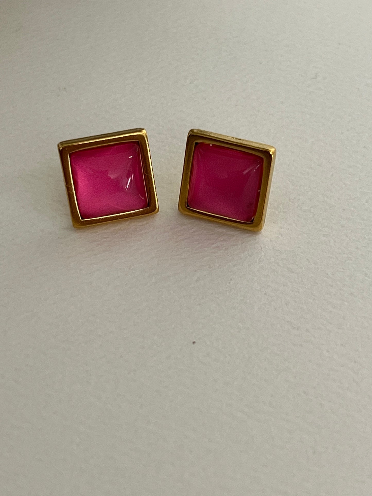 Pastel Color Stud Earrings