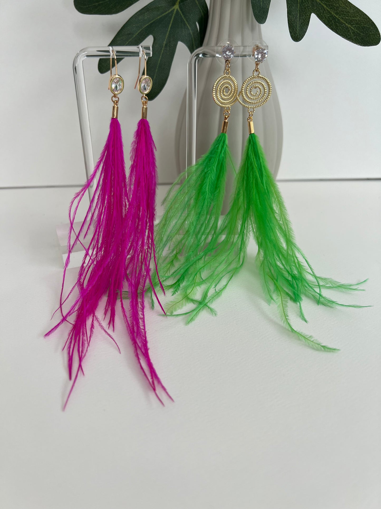 Whimsical Feather Earrings