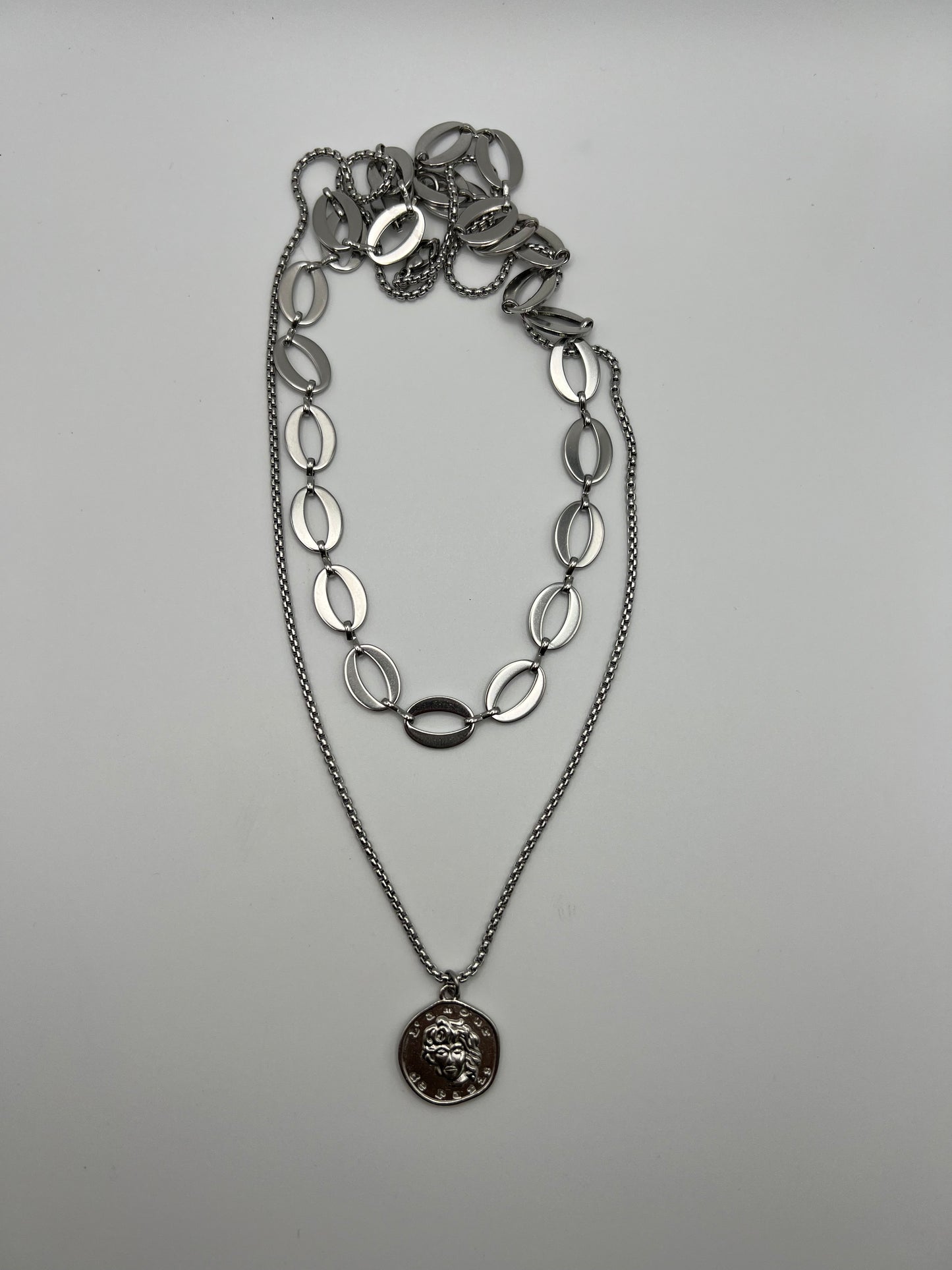 Roman Medallion Coin Necklace