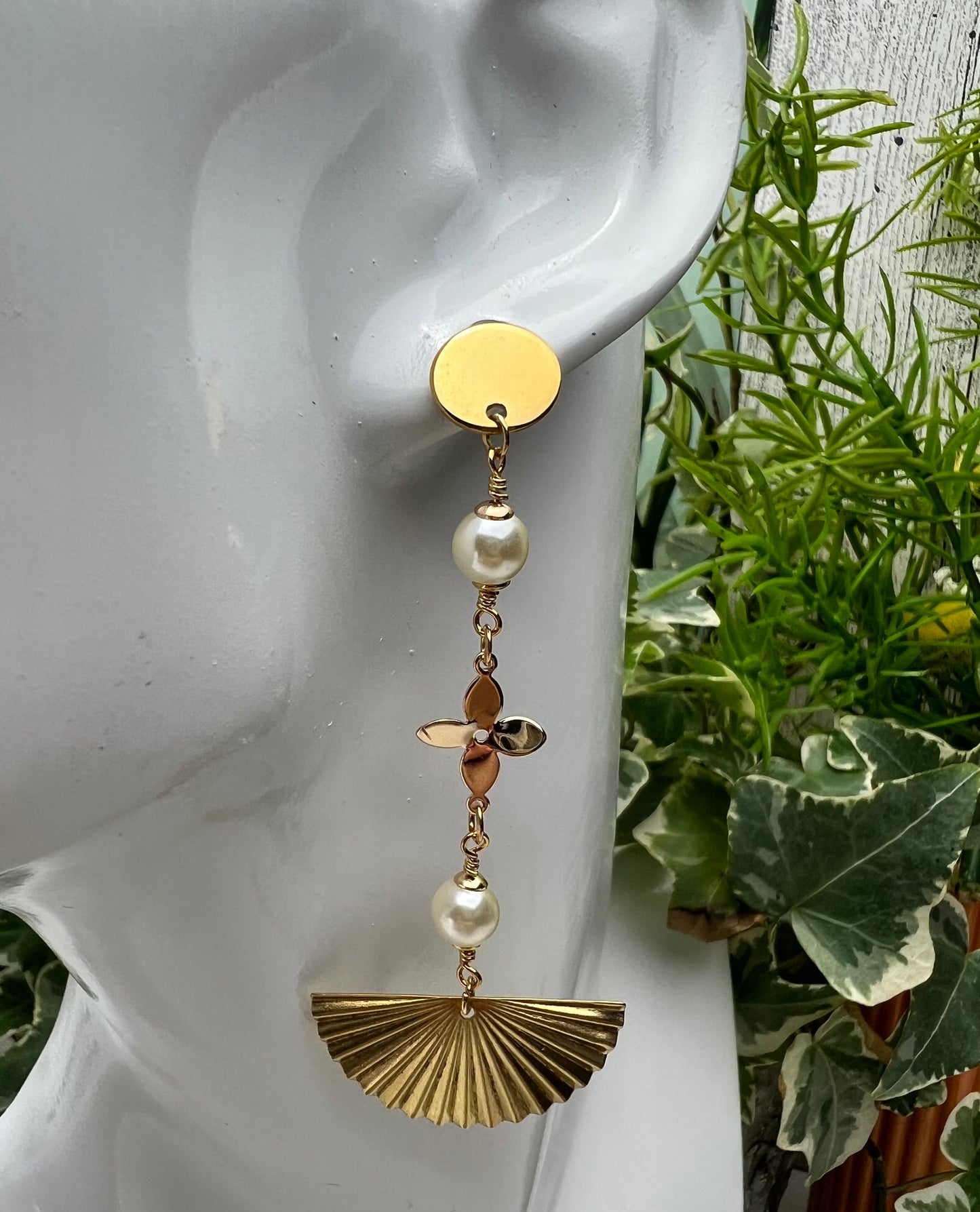 Flirty Romantic Long Dangle Earrings